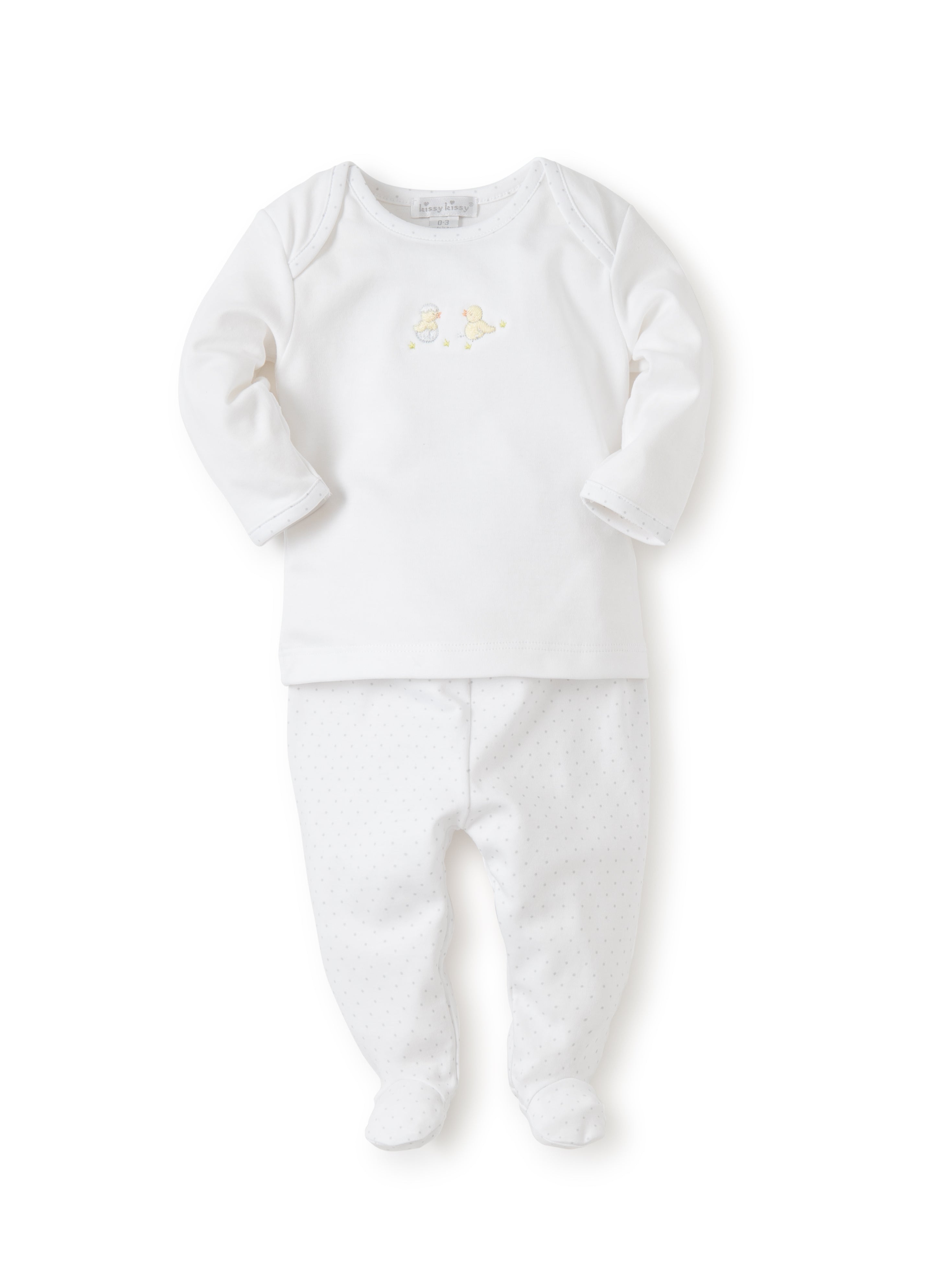 Hatchlings Footed Pant Set - Kissy Kissy