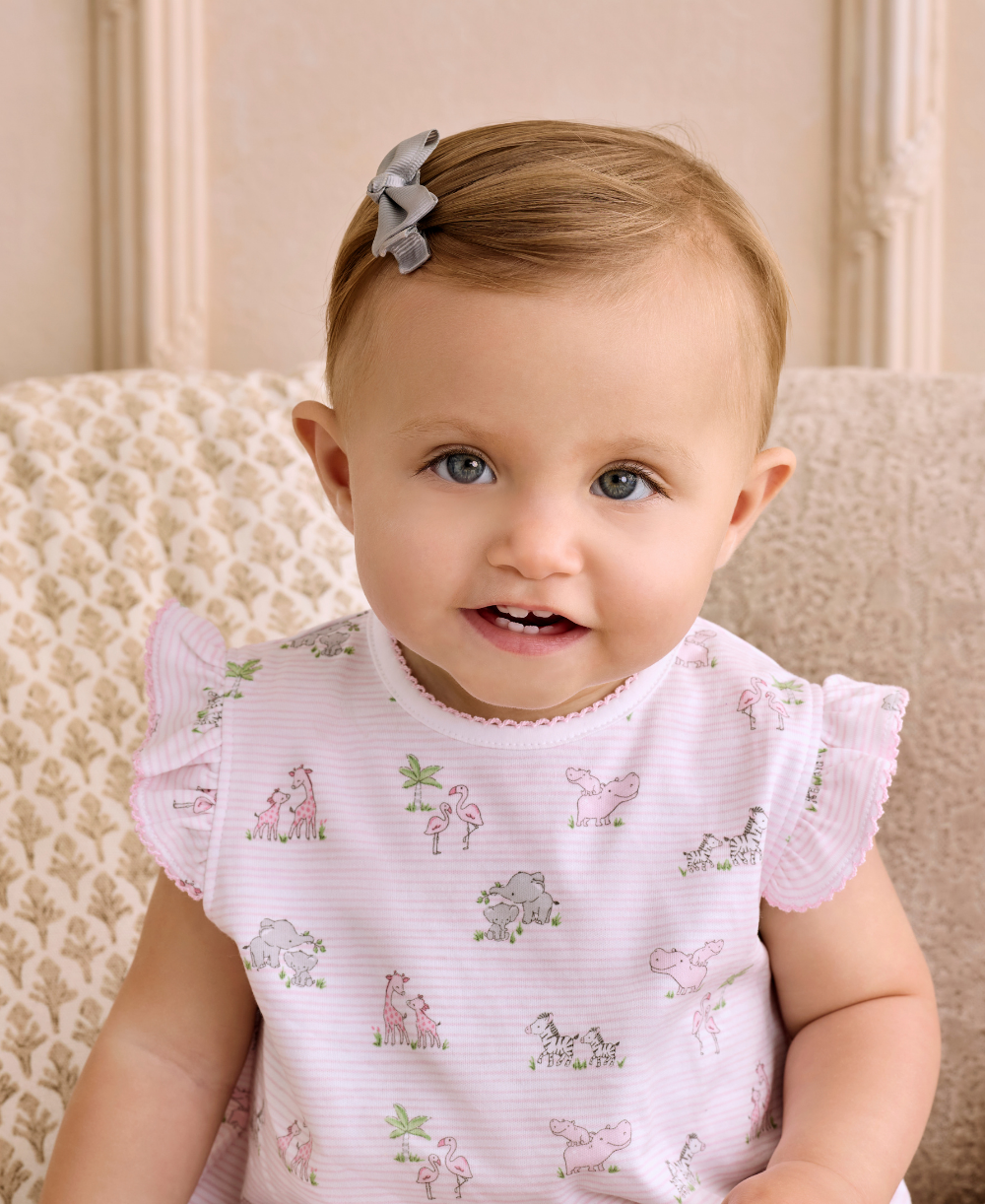 Safari Party Pink Sunsuit Set - Kissy Kissy