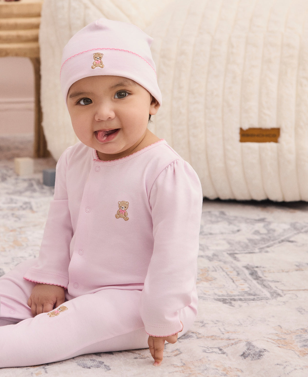 Teddy Bear Club Pink Hat - Kissy Kissy