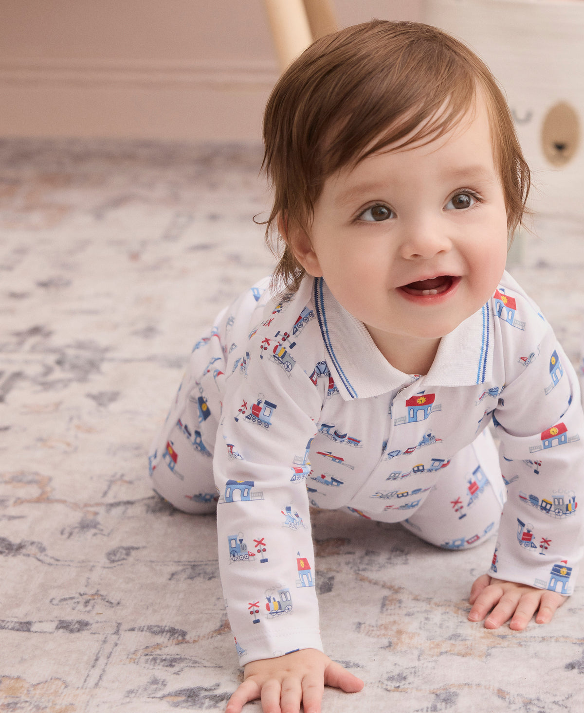 Toot Toot Playsuit w/ Collar - Kissy Kissy