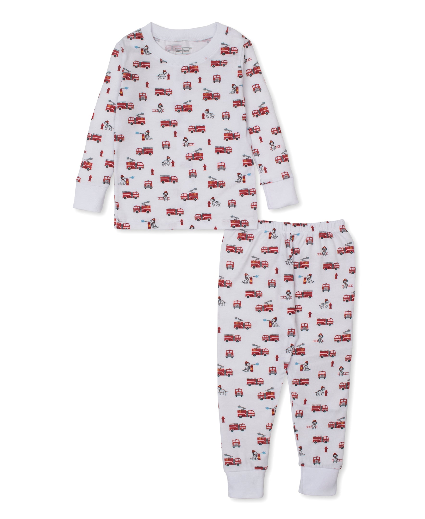 Kissy Love Brave Firefighters StretchFlex Toddler Pajama Set - Kissy Kissy
