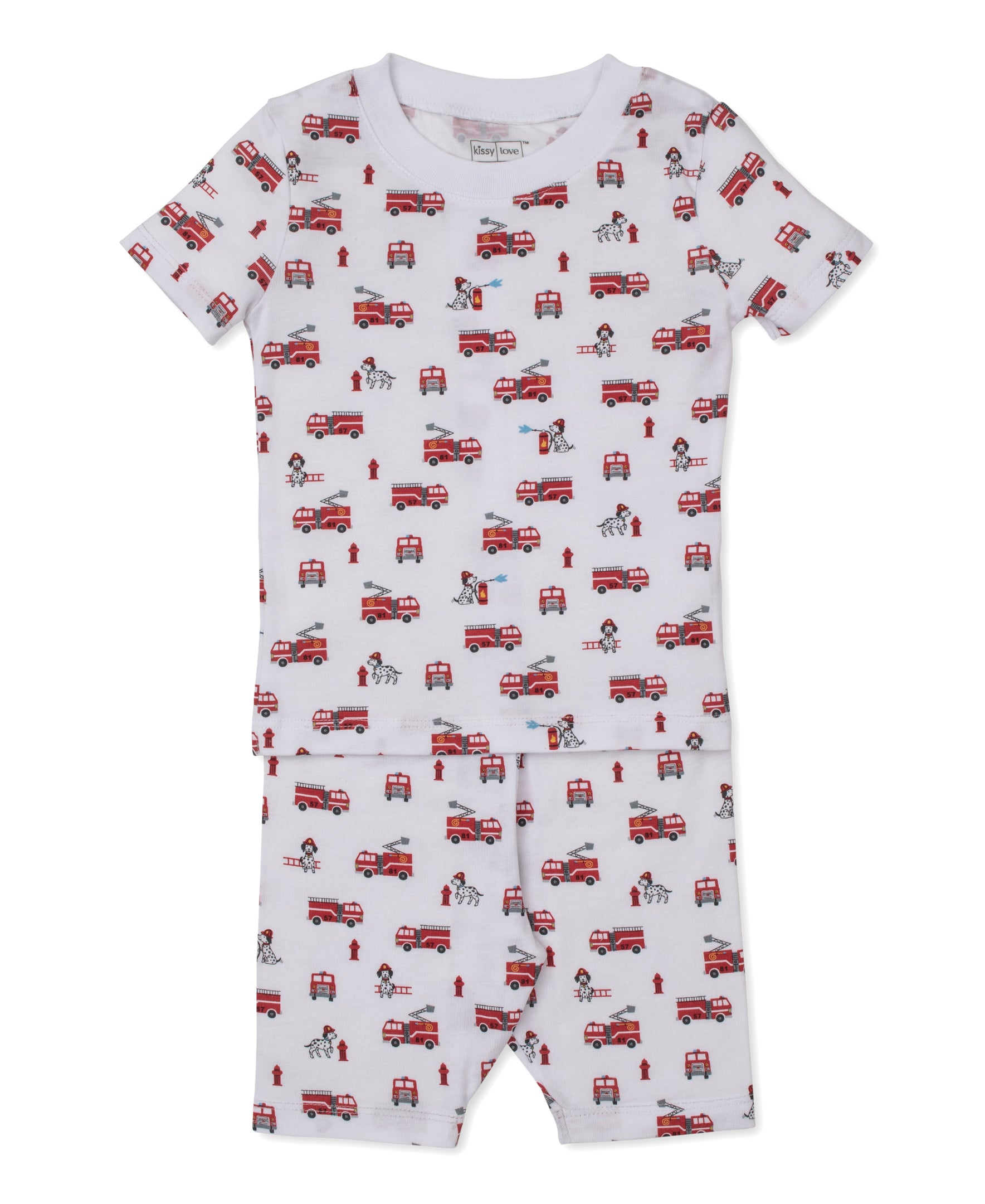 Kissy Love Brave Firefighters StretchFlex Short Pajama Set - Kissy Kissy