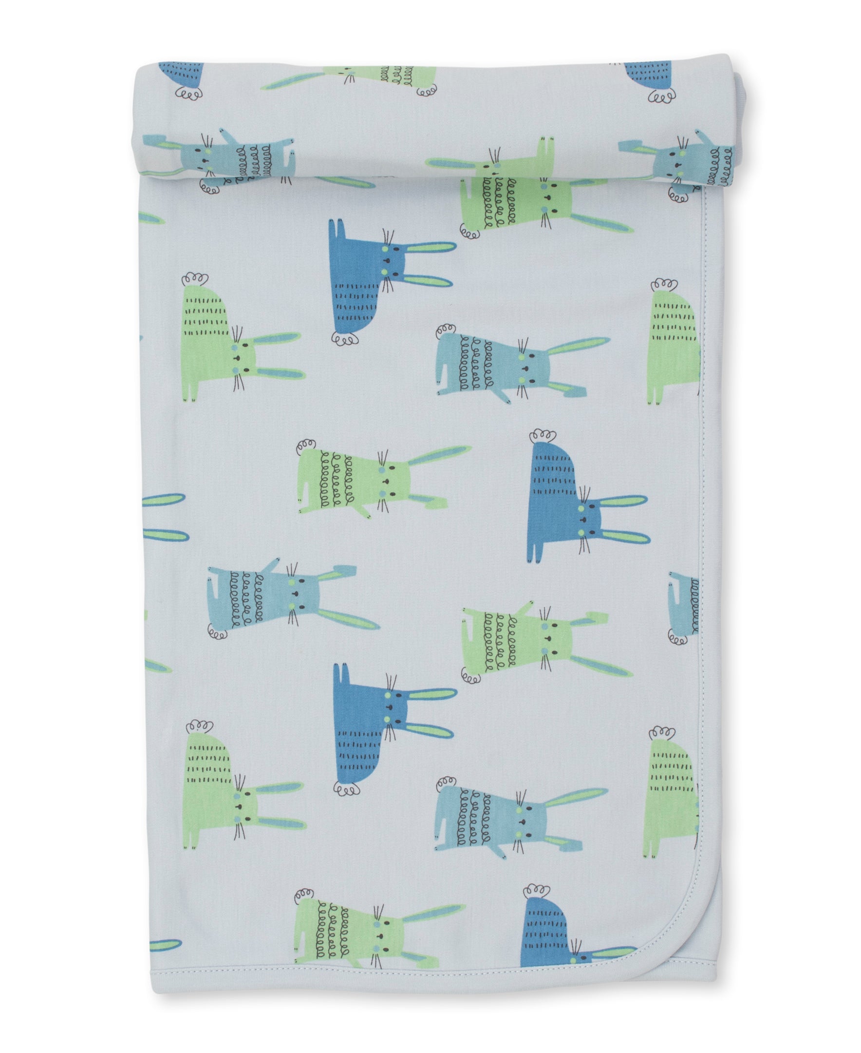 Kissy Love Honey Bunny Blue Blanket - Kissy Kissy