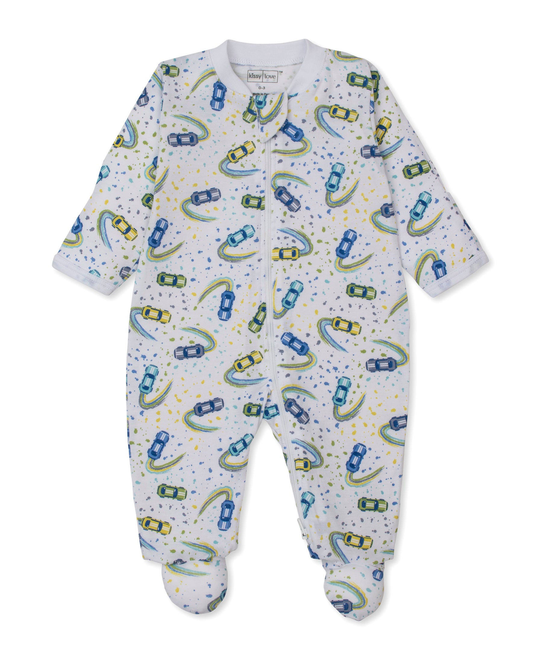 Kissy Love Speedsters StretchFlex Zip Footie - Kissy Kissy