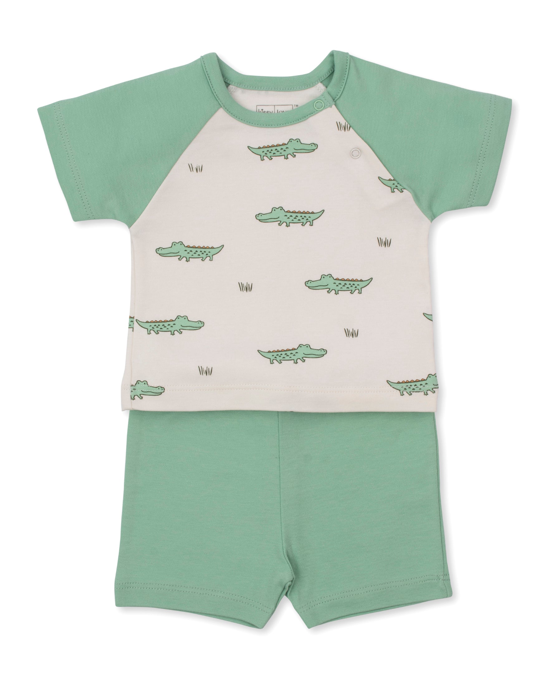Kissy Love Crocodile Walk Short Set - Kissy Kissy