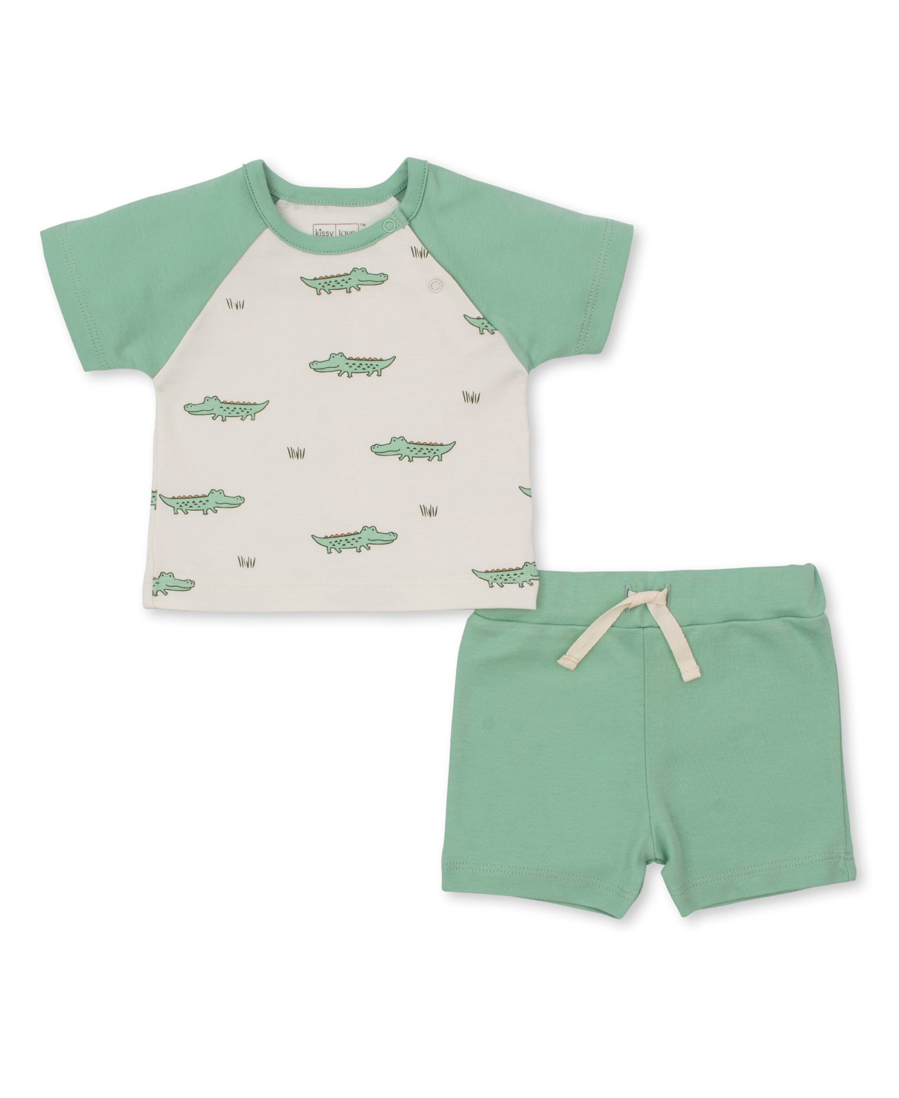 Kissy Love Crocodile Walk Short Set - Kissy Kissy