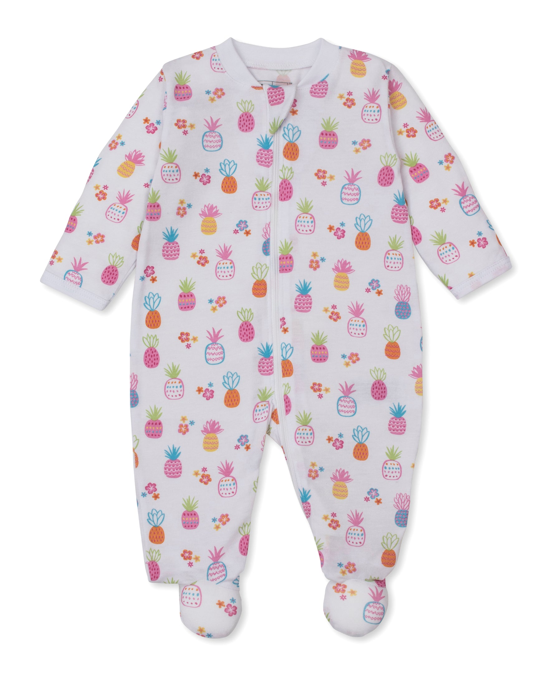 Kissy Love Pineapple Paradise StretchFlex Zip Footie - Kissy Kissy