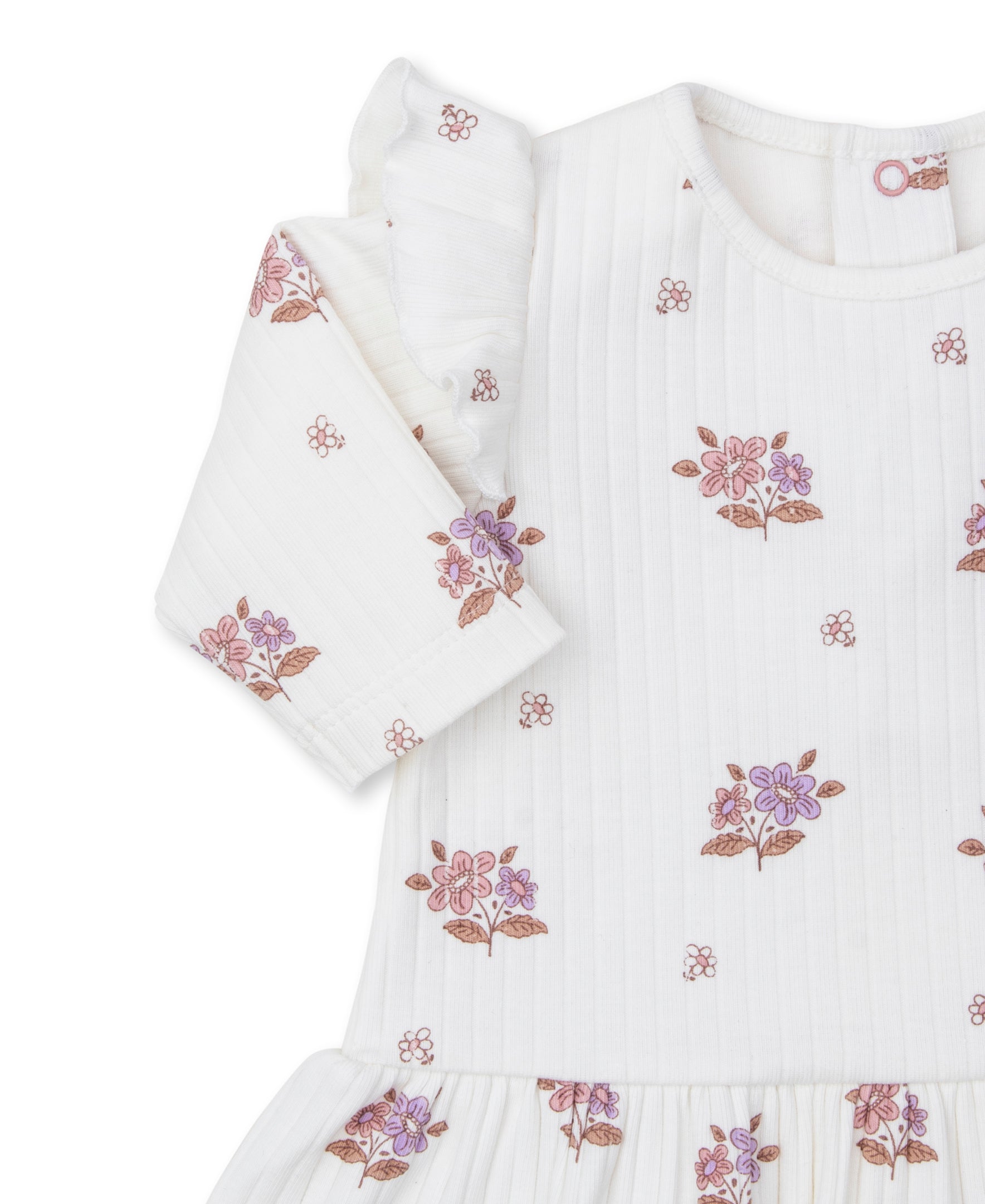 Kissy Love Abloom Ribbed Dress Set - Kissy Kissy
