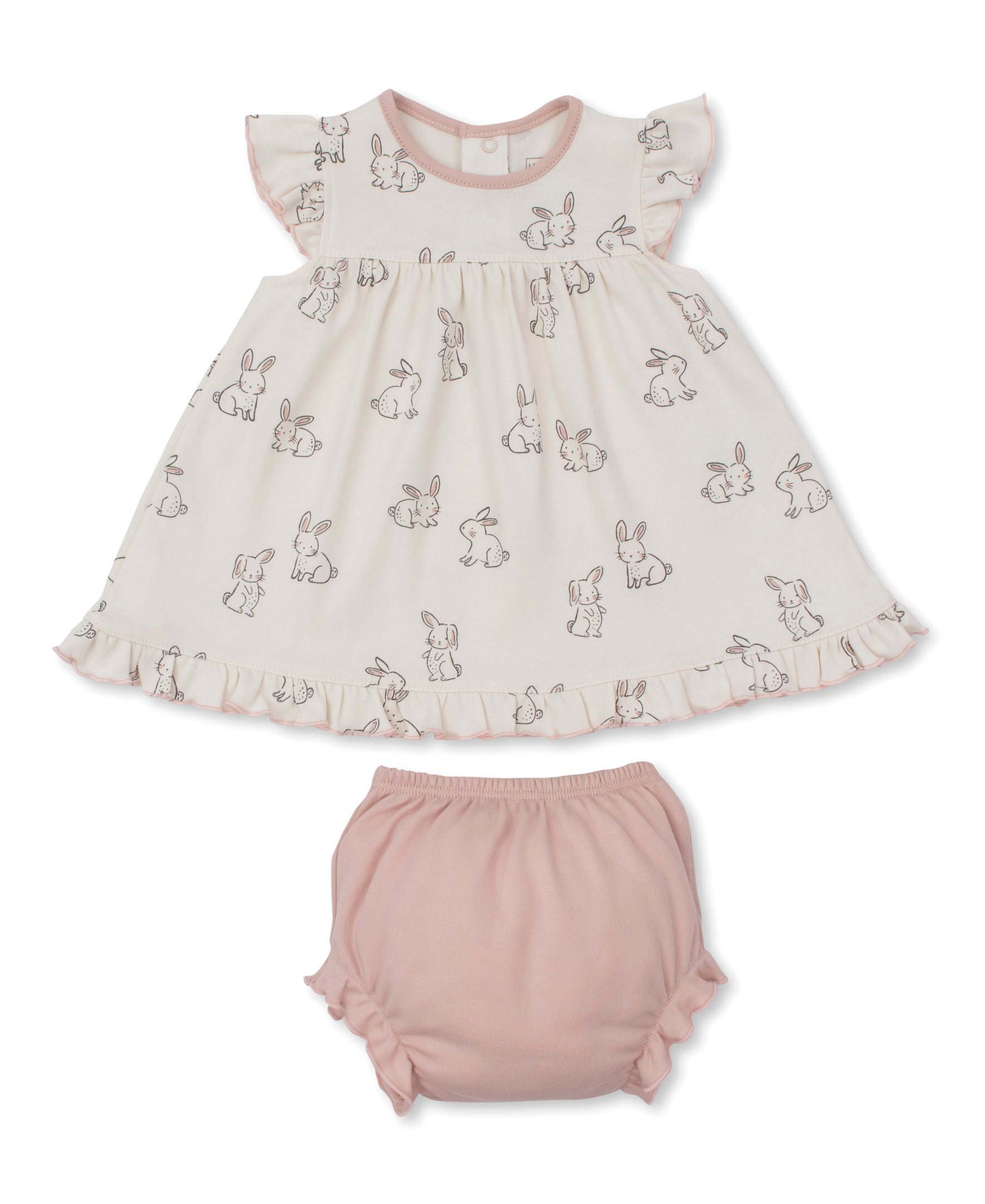 Kissy Love Bunny Buddies Pink Dress Set - Kissy Kissy