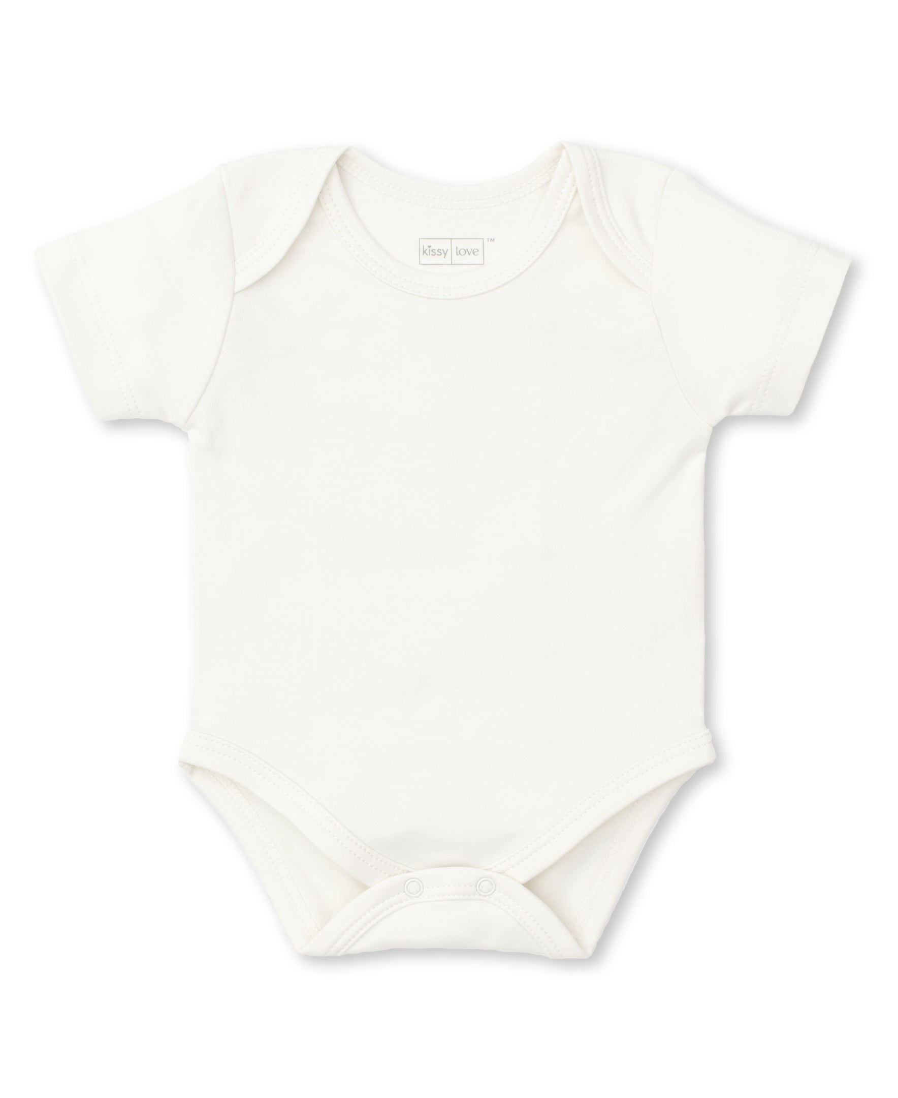 Kissy Love Basics Short Sleeve Cream Bodysuit - Kissy Kissy