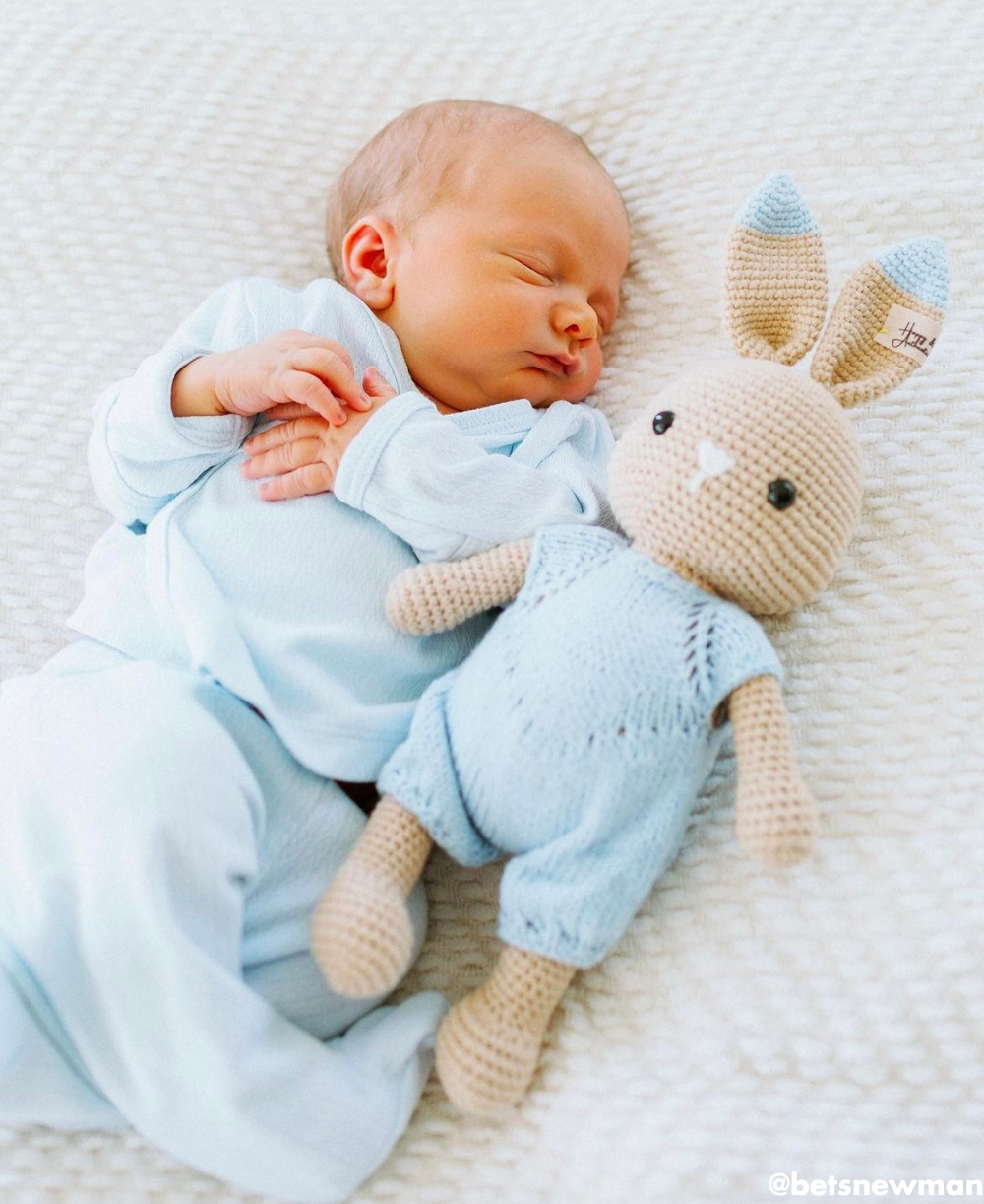 Blue Kissy Pointelle Cross Tee and Pant Set - Kissy Kissy