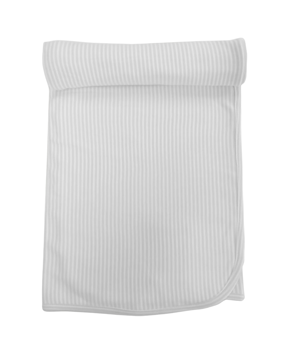Classic Rib Silver Blanket - Kissy Kissy