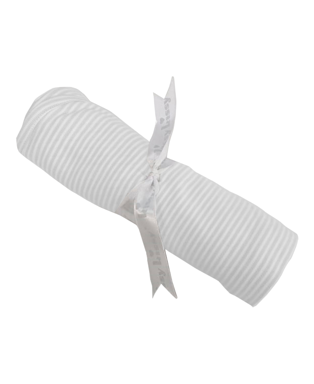 Classic Rib Silver Blanket - Kissy Kissy