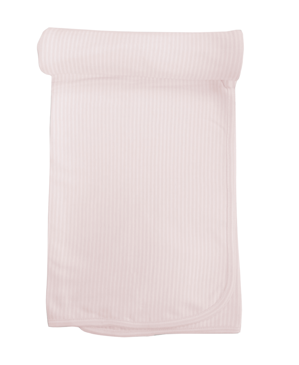 Classic Rib Pink Blanket - Kissy Kissy