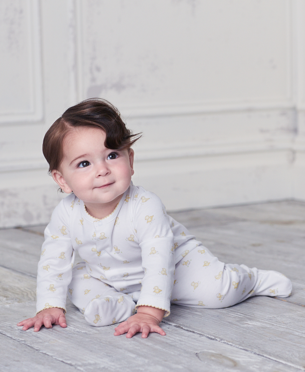 Hatchlings Print Footie - Kissy Kissy