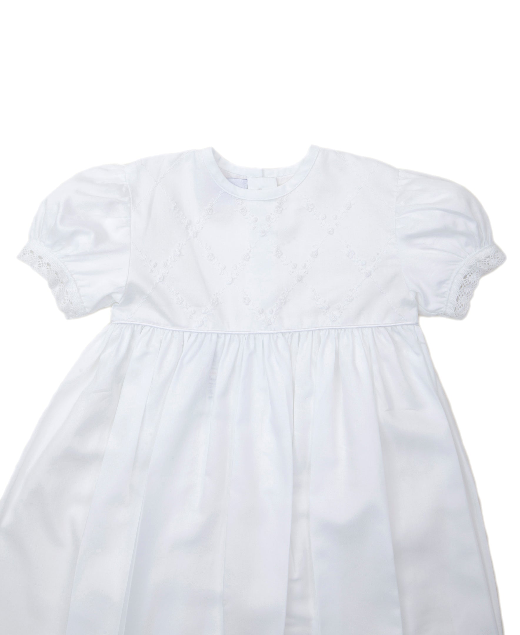 Annalise Christening Gown & Hat Set - Kissy Kissy