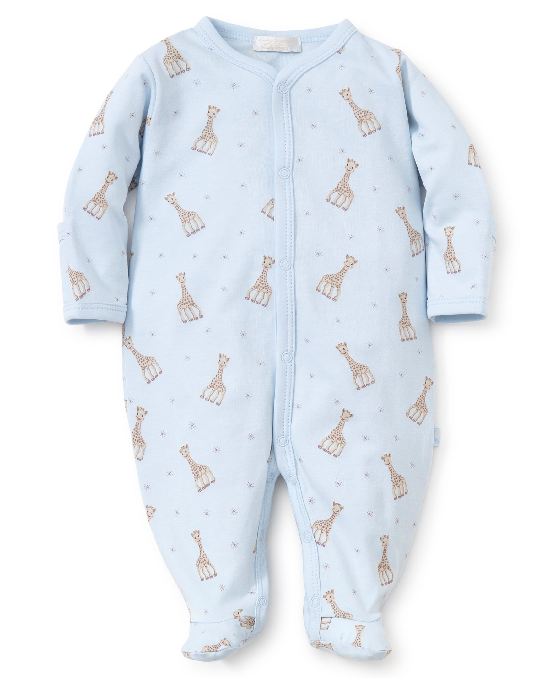 Sophie la girafe Blue Print Footie - Kissy Kissy