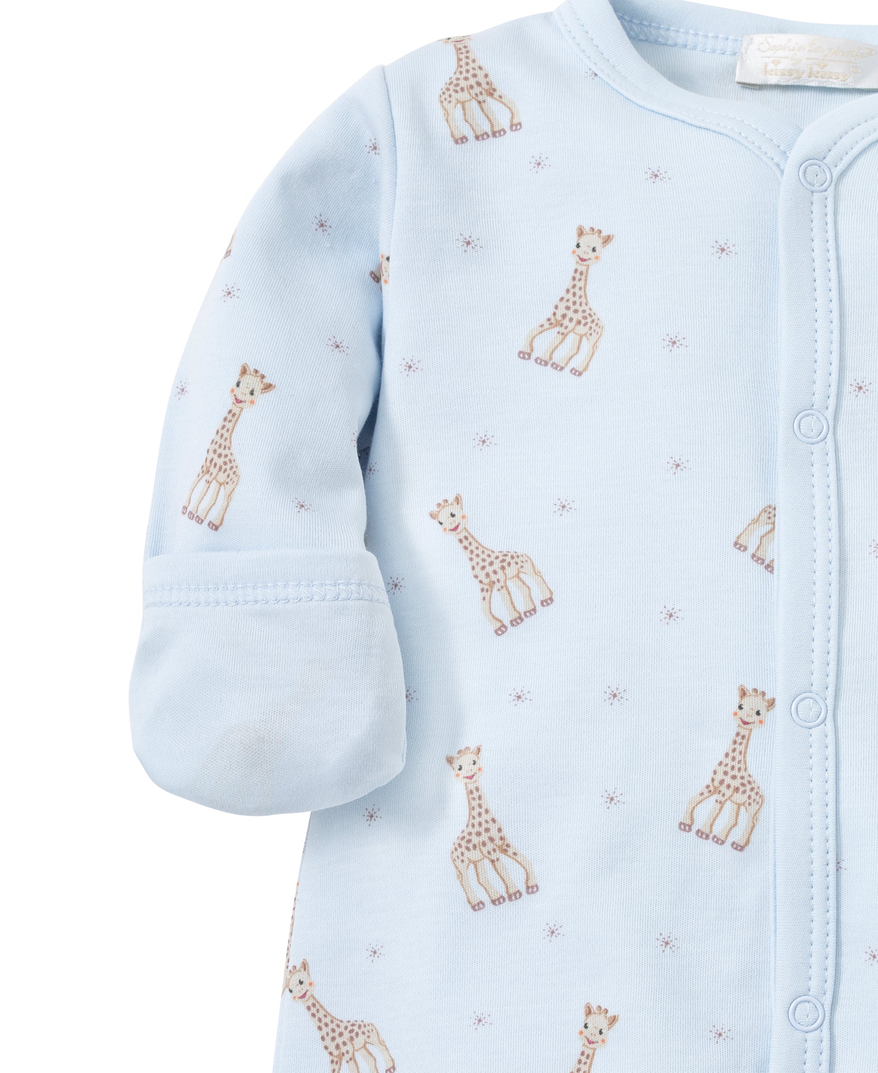Sophie la girafe Blue Print Footie - Kissy Kissy