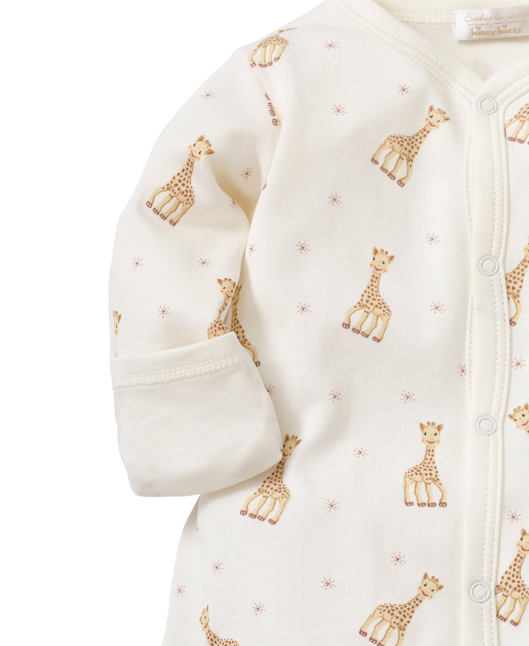 Sophie la girafe Ecru Print Converter Gown - Kissy Kissy