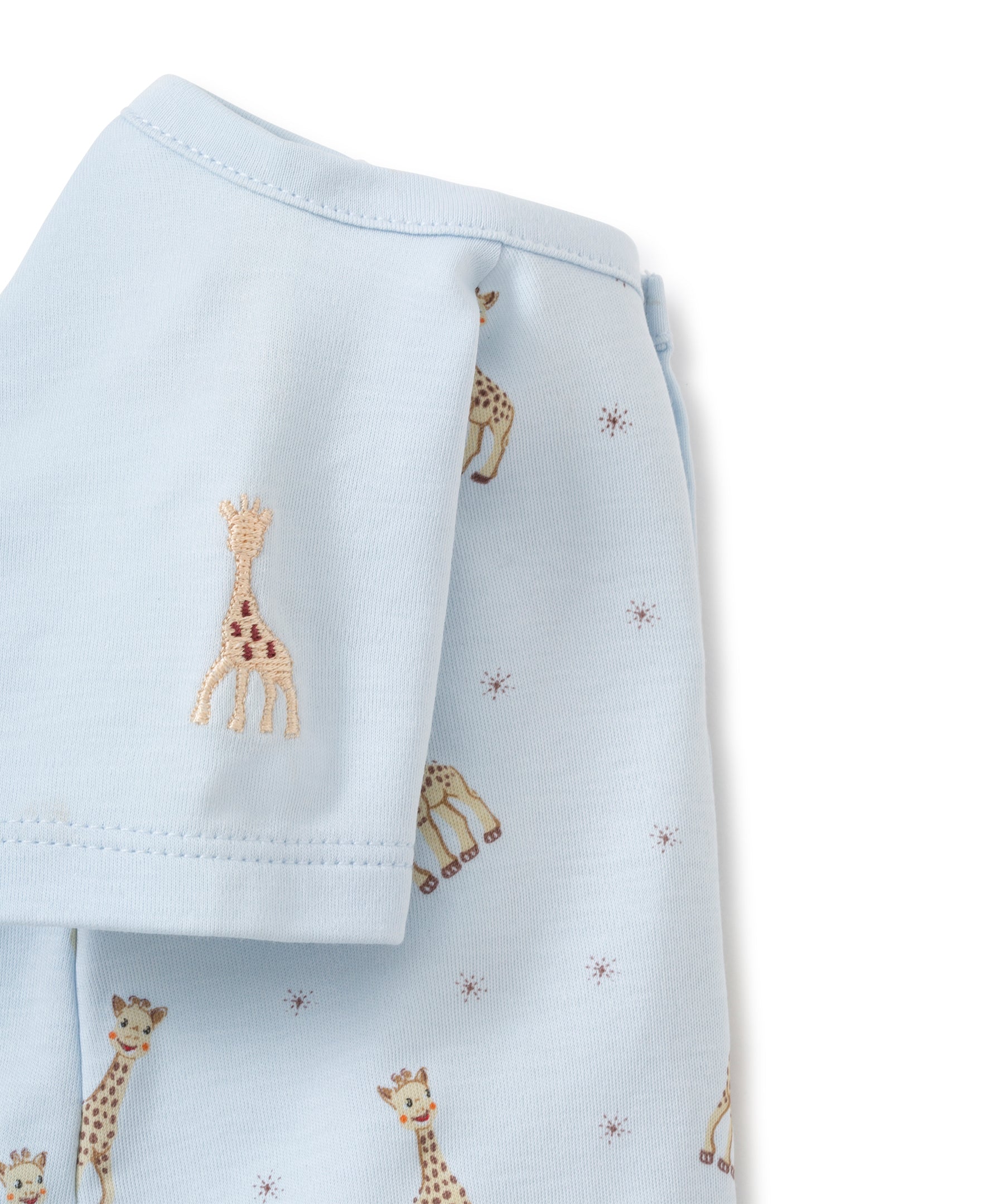 Sophie la girafe Blue Print Short Playsuit - Kissy Kissy