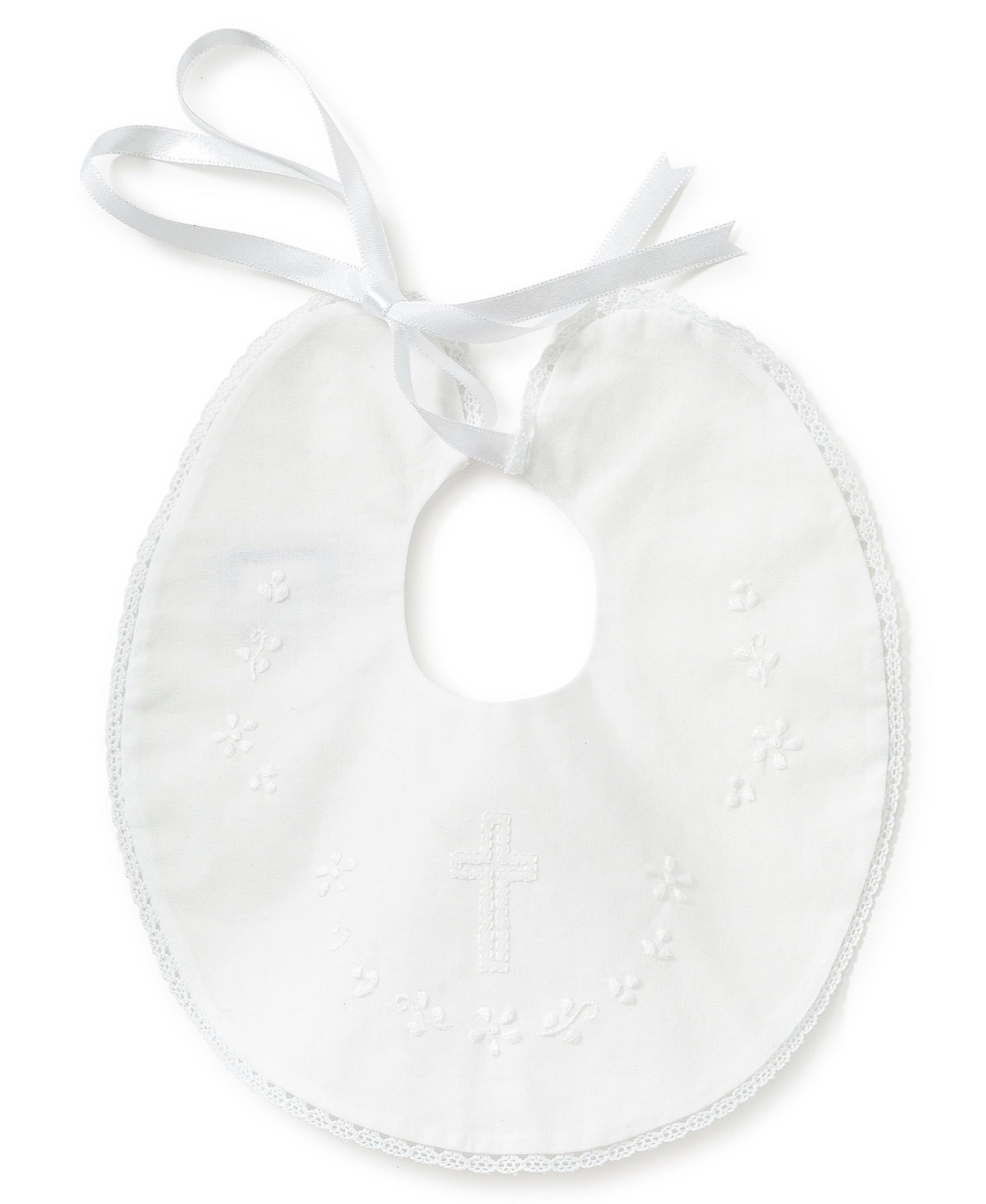 Girls Christening Bib - Kissy Kissy