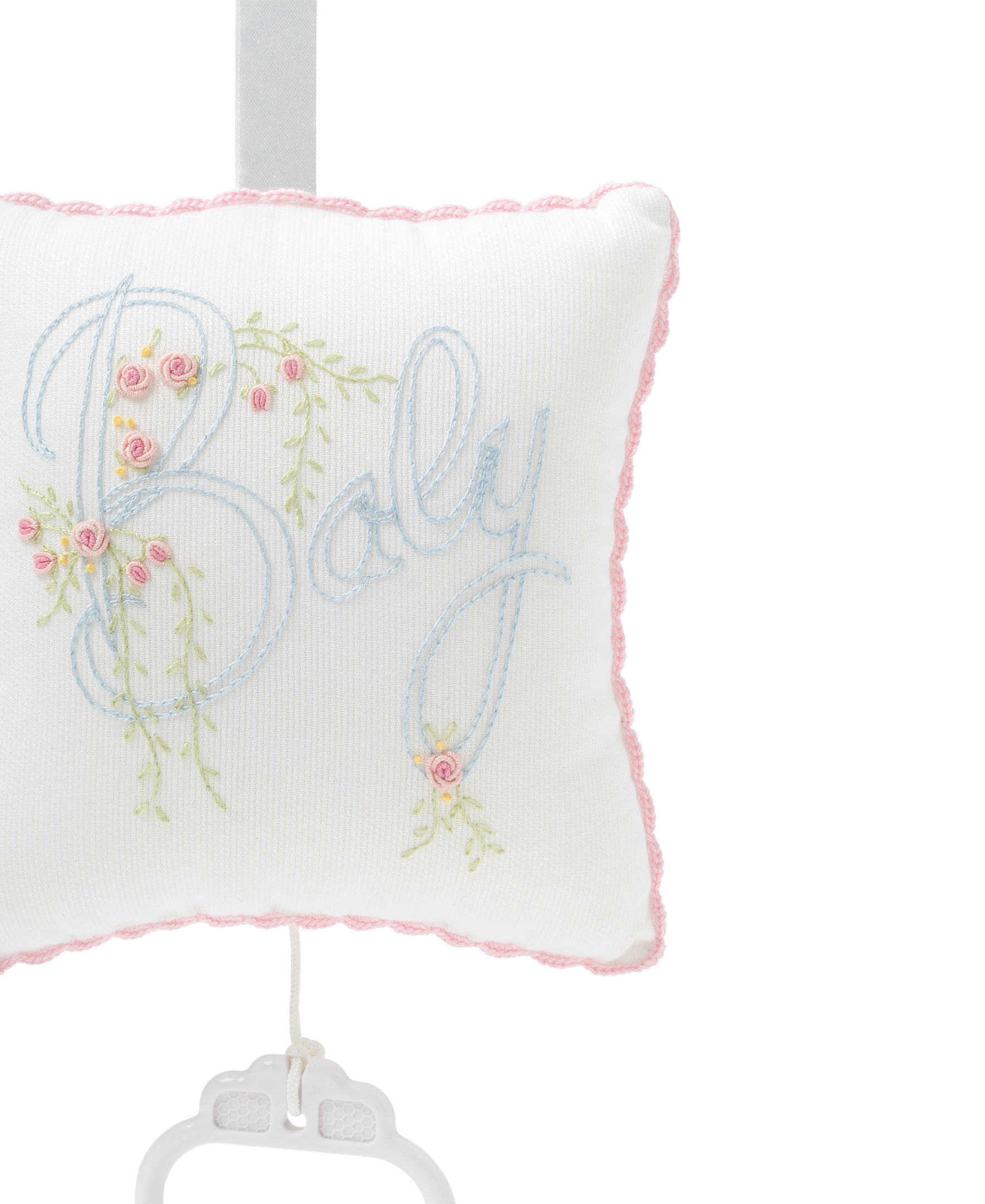 Pink "Baby" Musical Pillow - Kissy Kissy