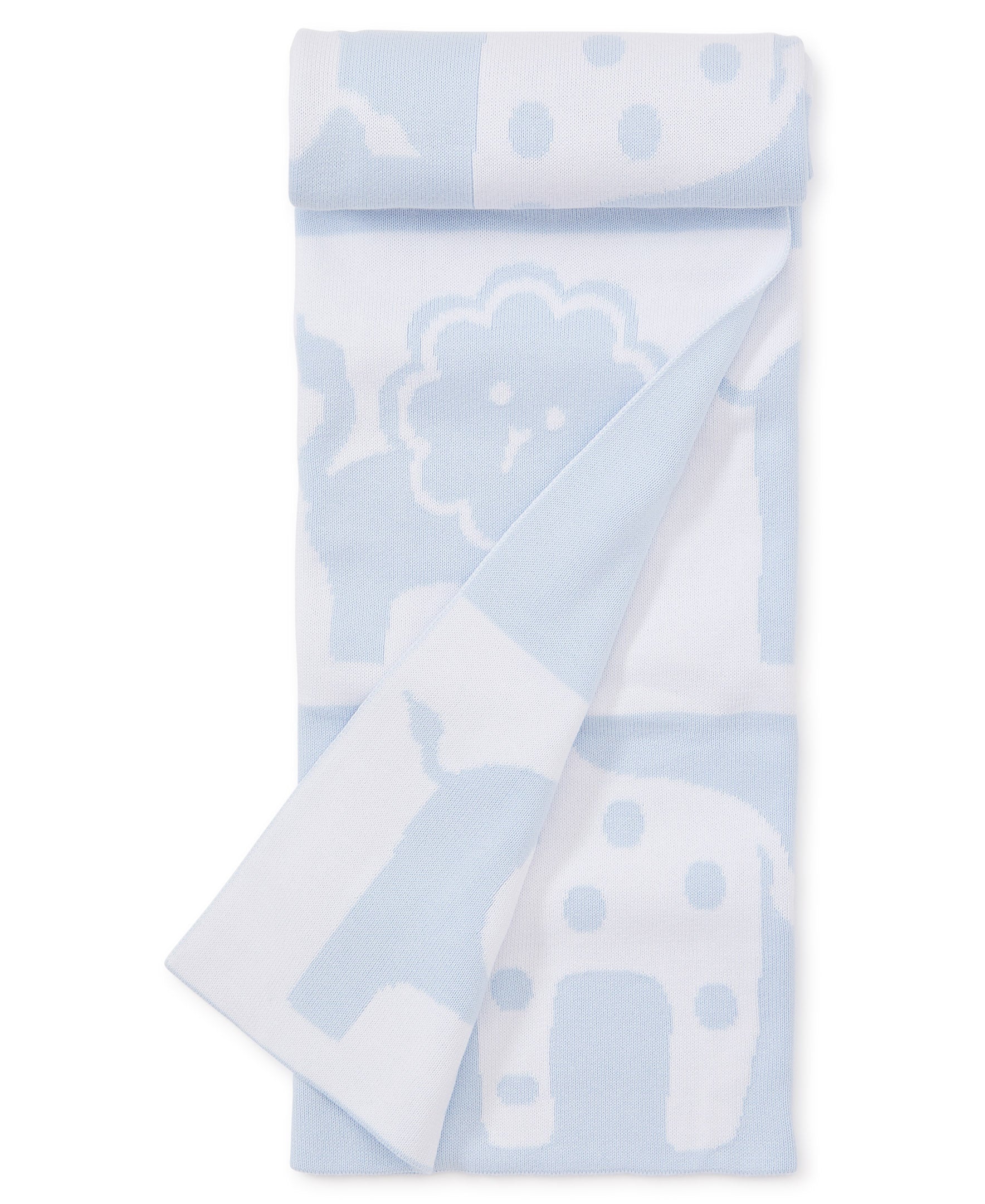 Blue Jungle Knit Novelty Blanket - Kissy Kissy