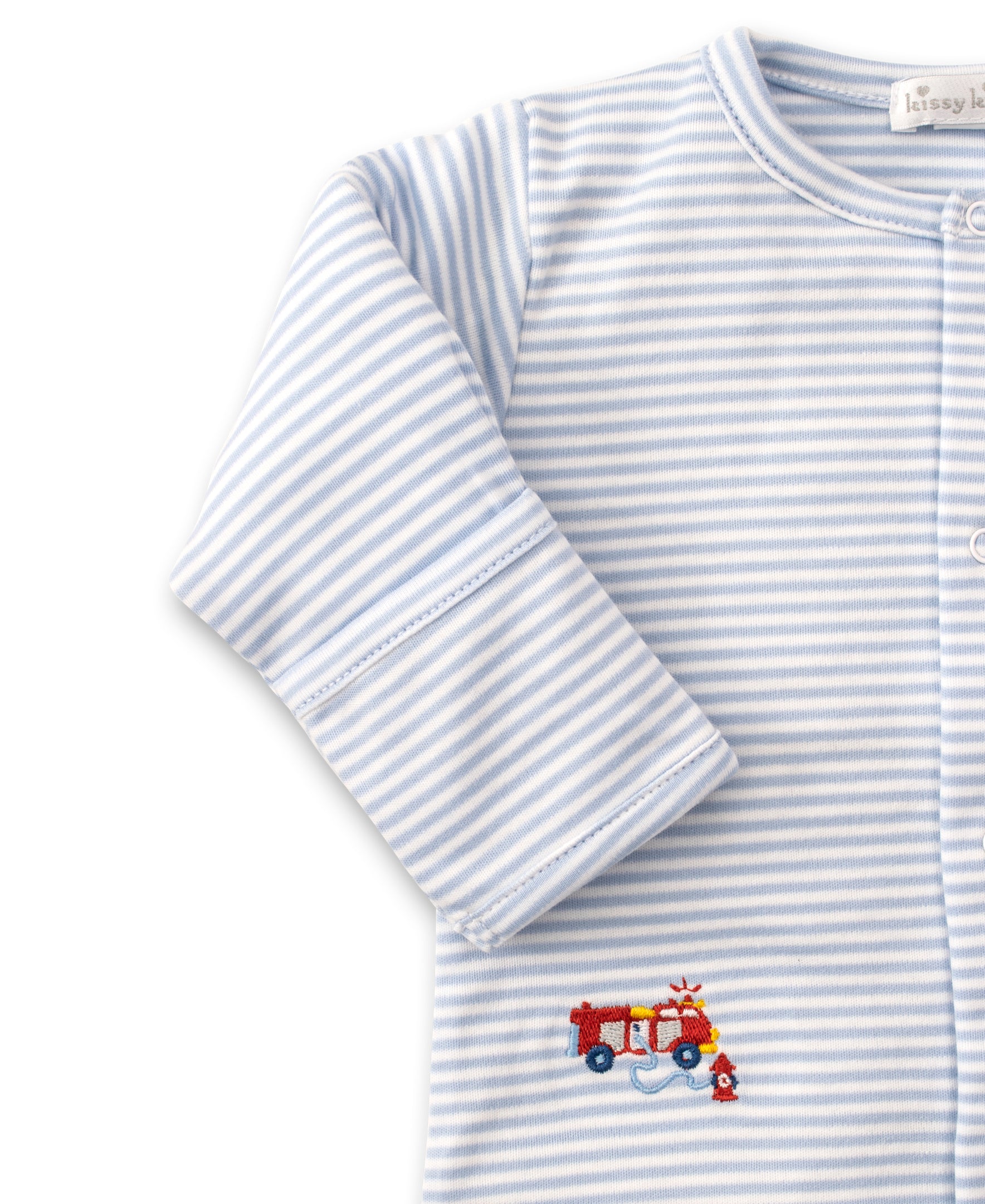 Rescue Team Striped Footie - Kissy Kissy