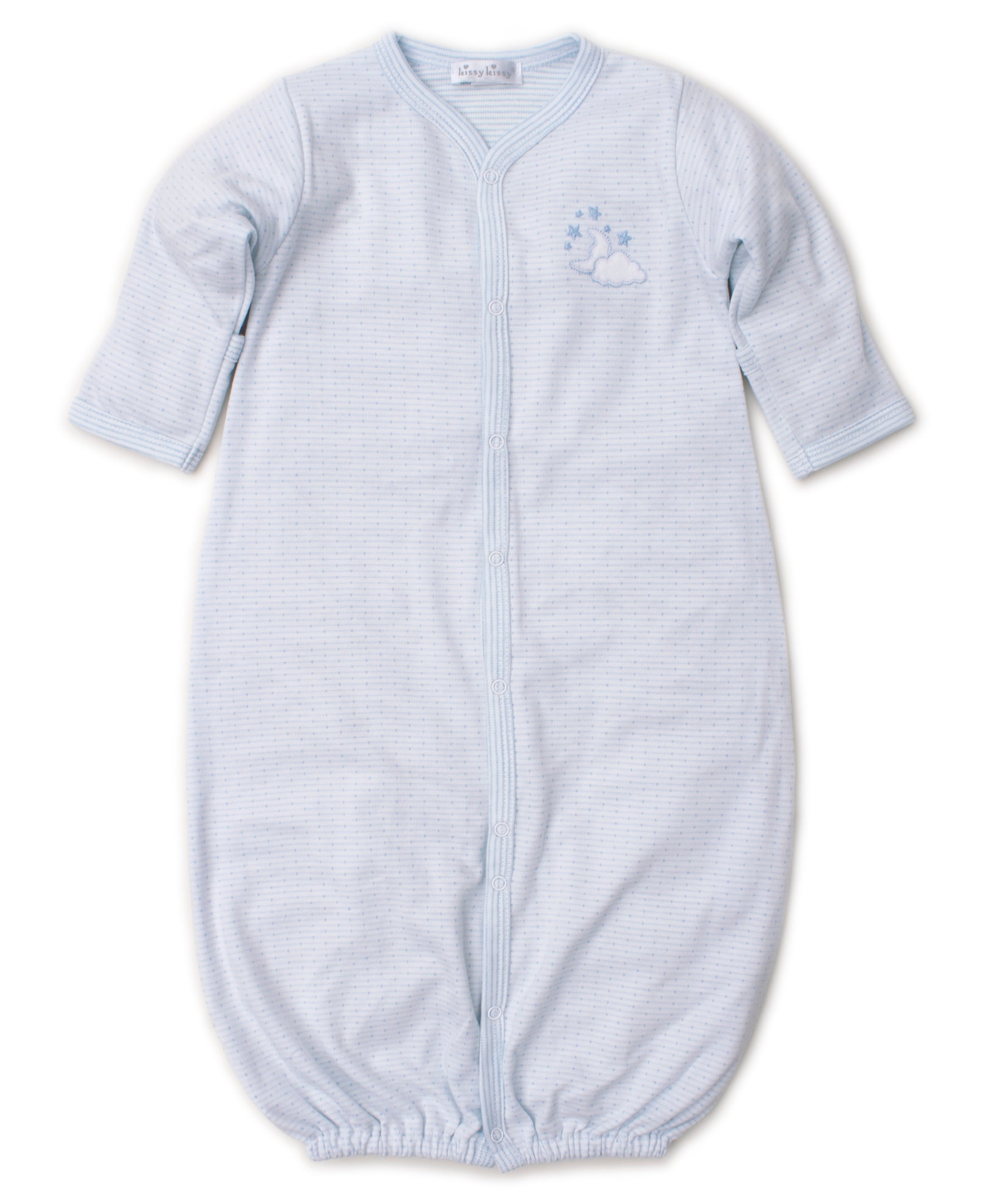 Man in the Moon Blue Striped Convertible Gown - Kissy Kissy