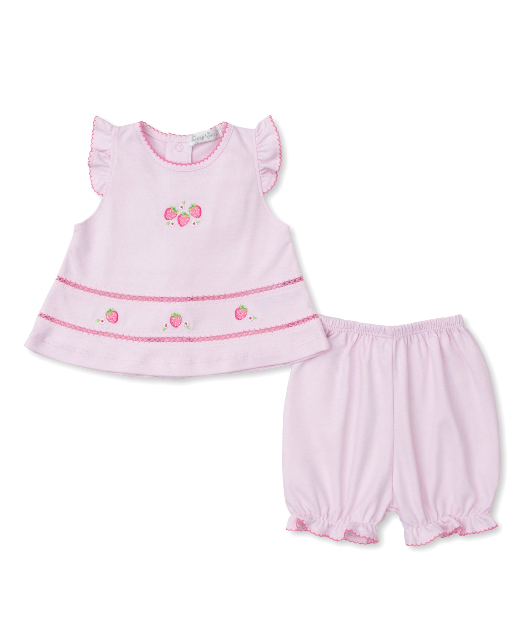 Strawberry Essence Sunsuit Set - Kissy Kissy