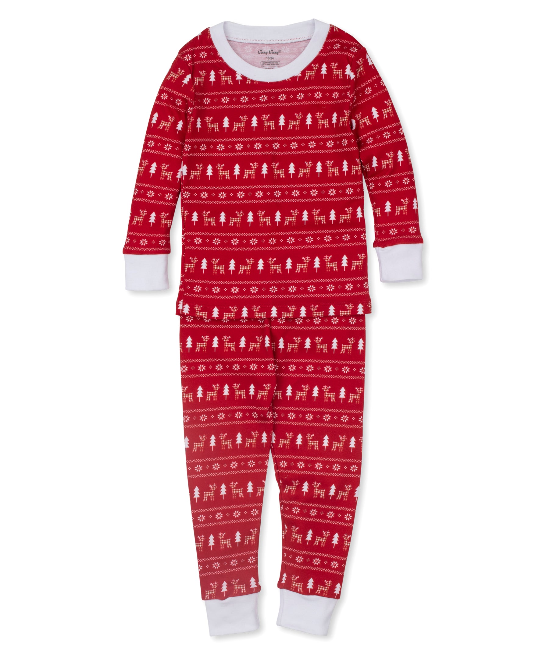 Christmas Reindeer Kids Pajama Set (12-14) - Kissy Kissy