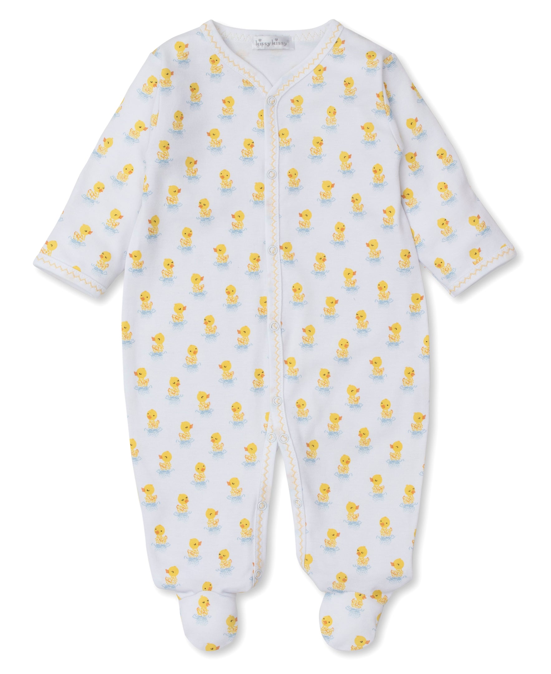 Dotty Ducks Footie - Kissy Kissy