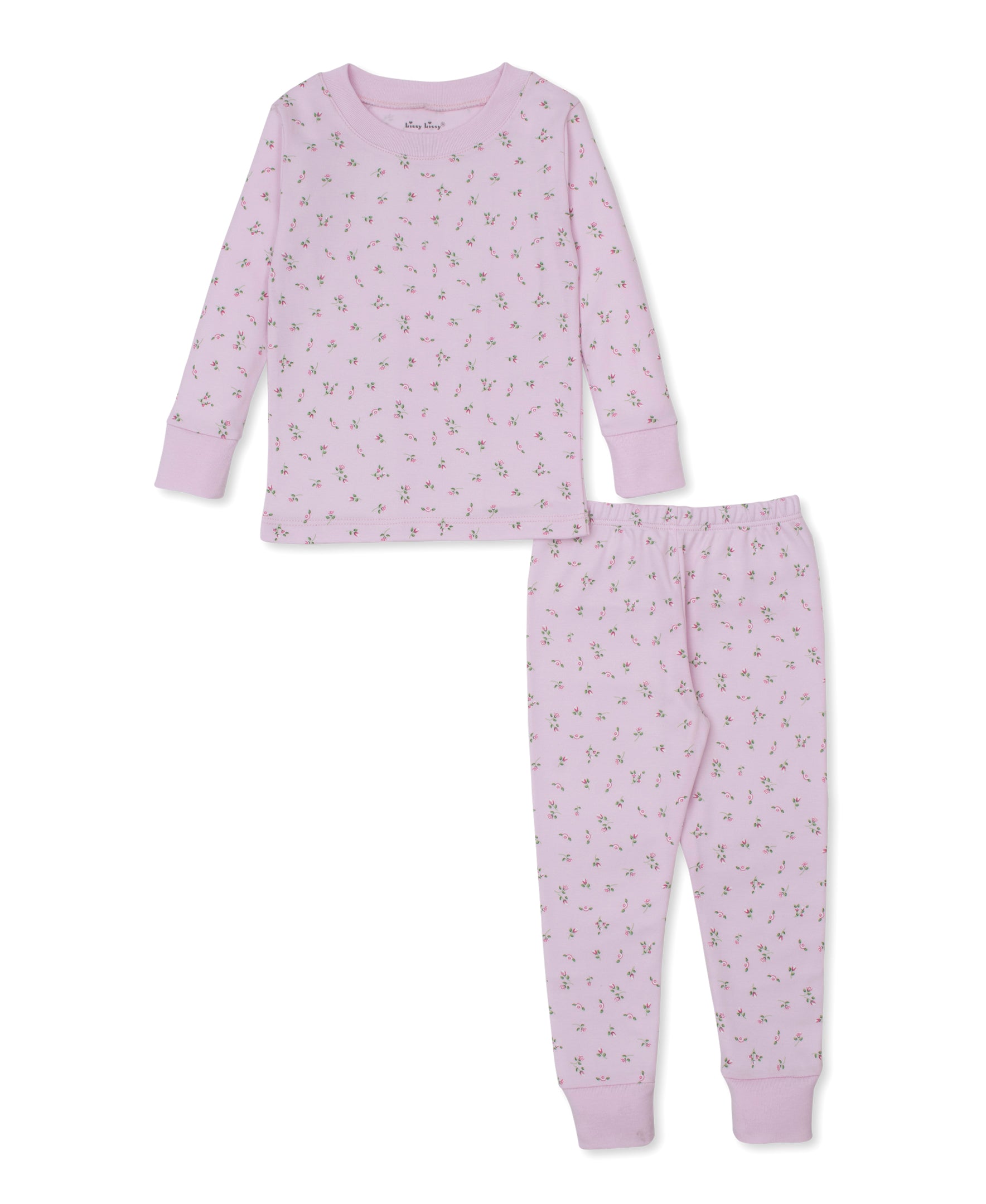 Garden Roses Pink Toddler Pajama Set - Kissy Kissy