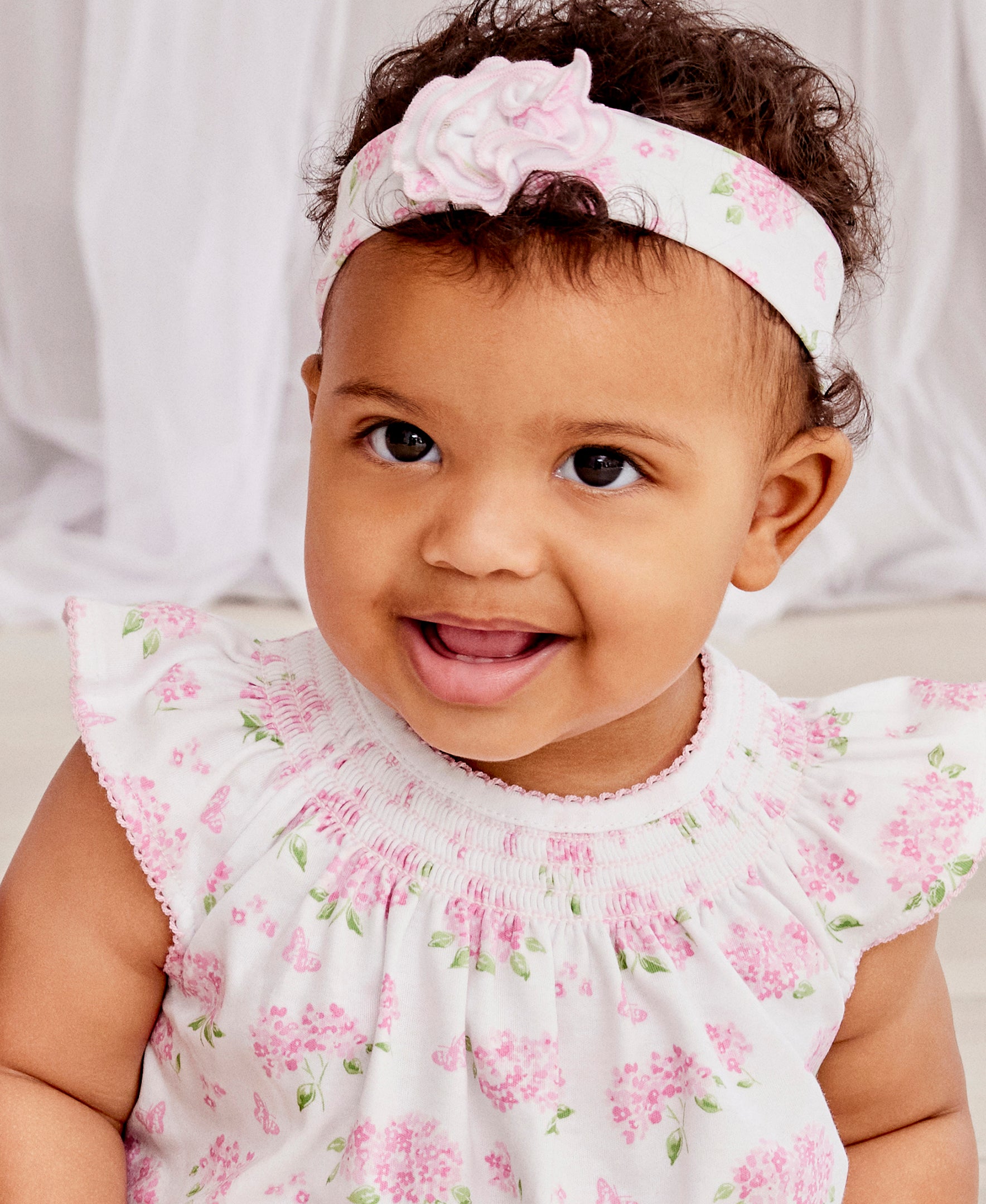Heavenly Hydrangeas Pink Headband - Kissy Kissy