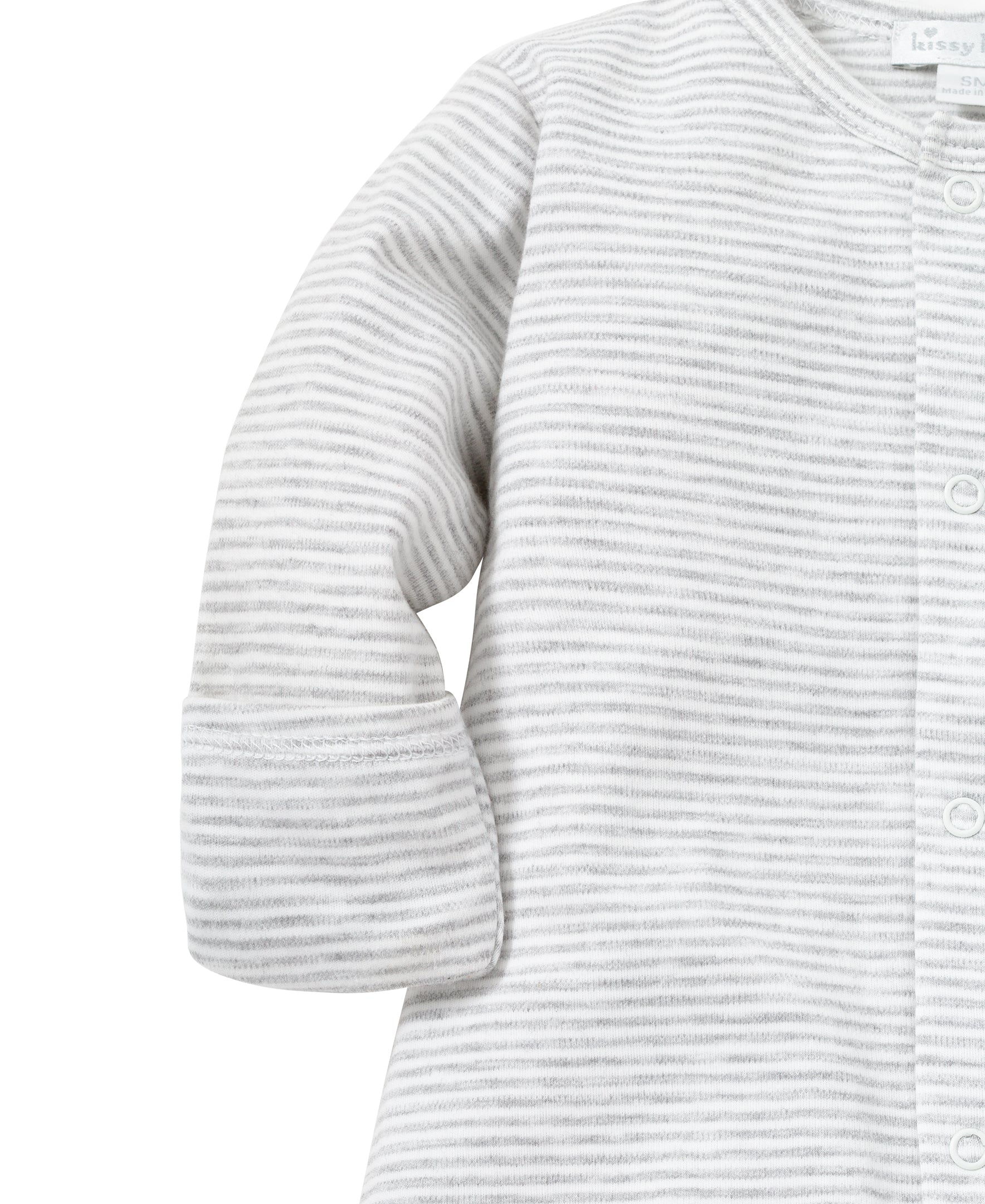 Gray Kissy Essentials Stripe Conv. Gown - Kissy Kissy