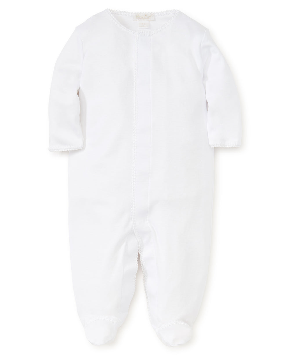 Solid Essentials White Blue Footie main image 1