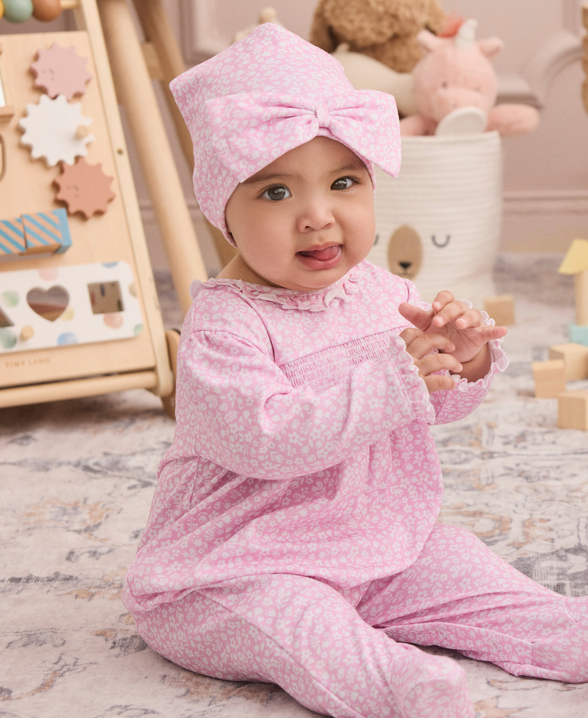 Autumn Meadows Pink Novelty Hat - Kissy Kissy