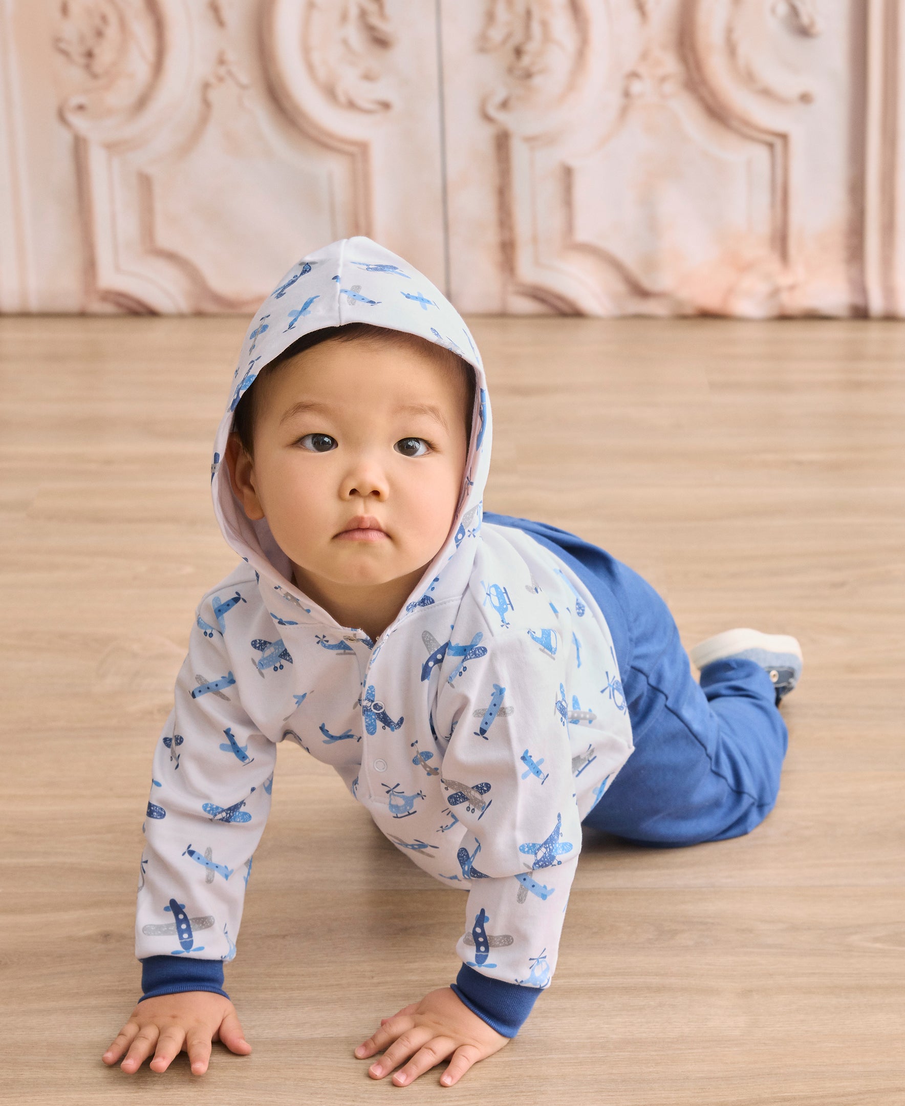 Awesome Aircrafts Hooded Pant Set - Kissy Kissy