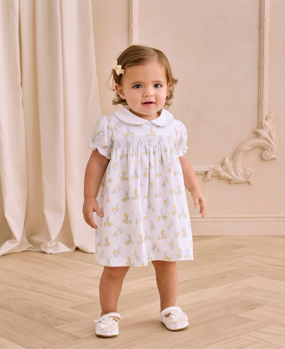 Baby's First Easter Smocked Dress Set - Kissy Kissy