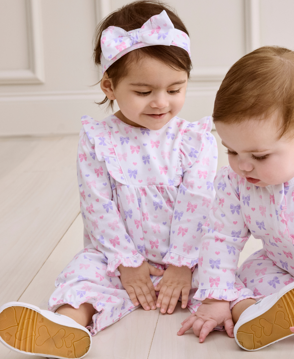 Billowy Bows White Playsuit - Kissy Kissy