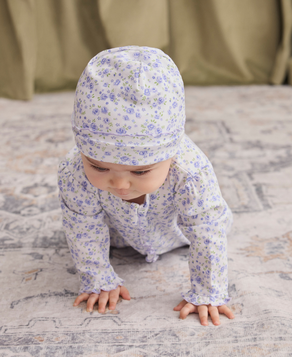 Cottage Roses Lilac Hat