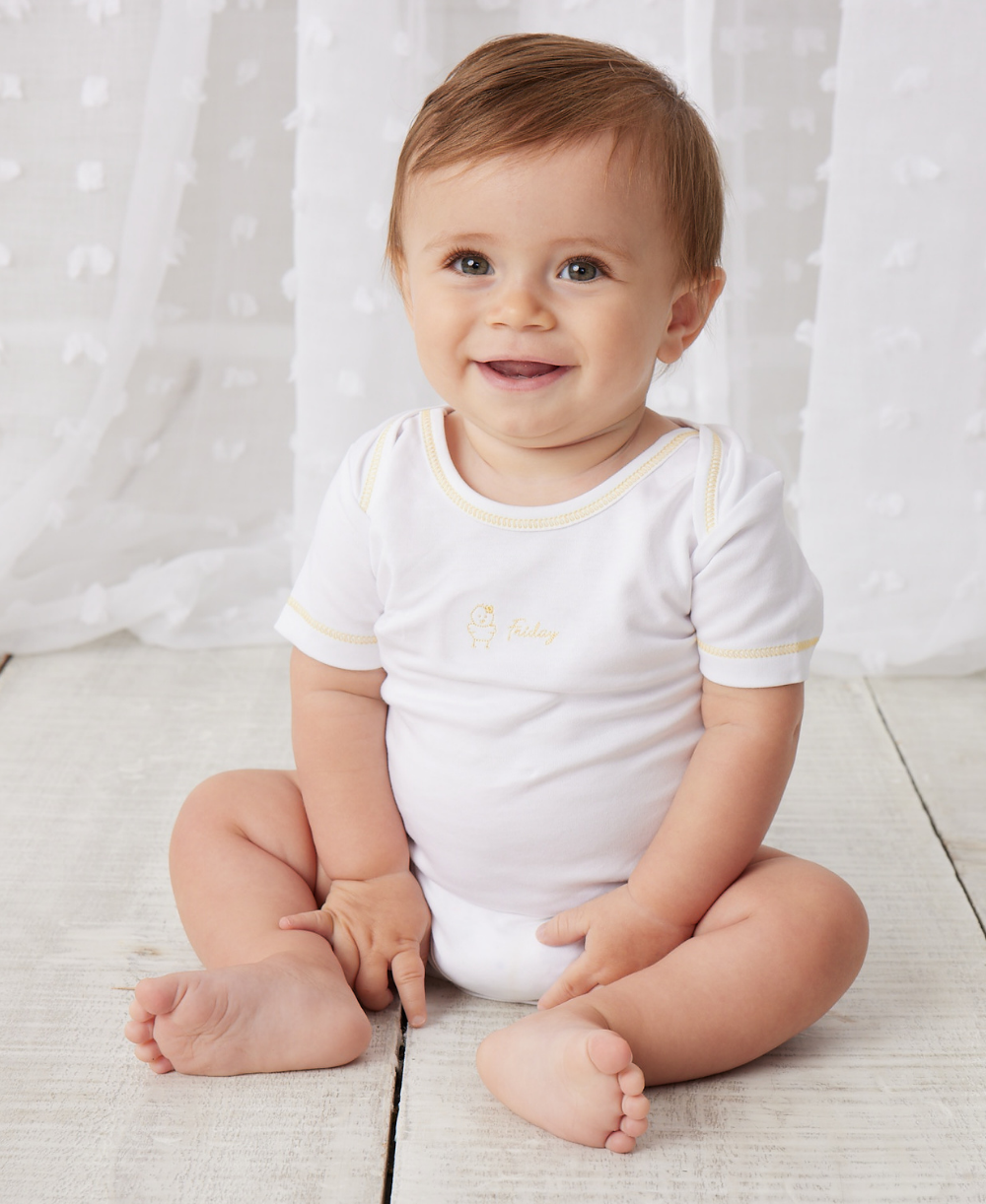 Days of the Week Boys Bodysuit Set - Kissy Kissy