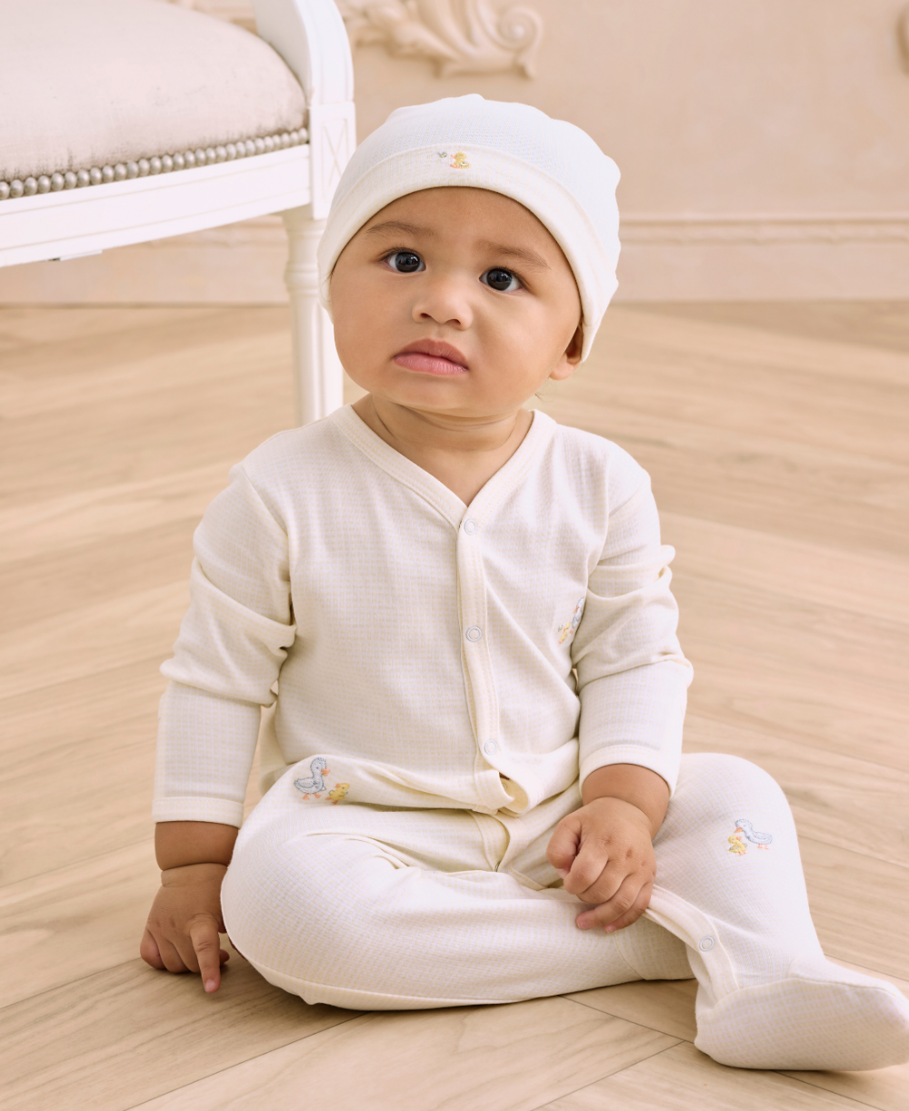 Duck Pond Paddles Yellow Footie