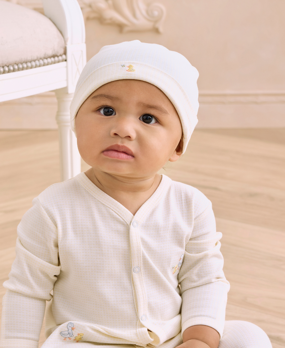 Duck Pond Paddles Yellow Knotted Hat - Kissy Kissy