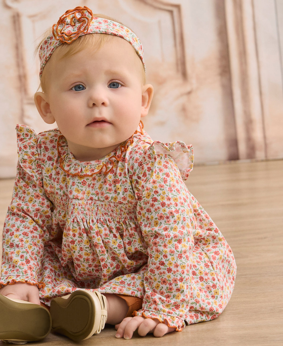 Fall Floral Garden Floral Headband - Kissy Kissy