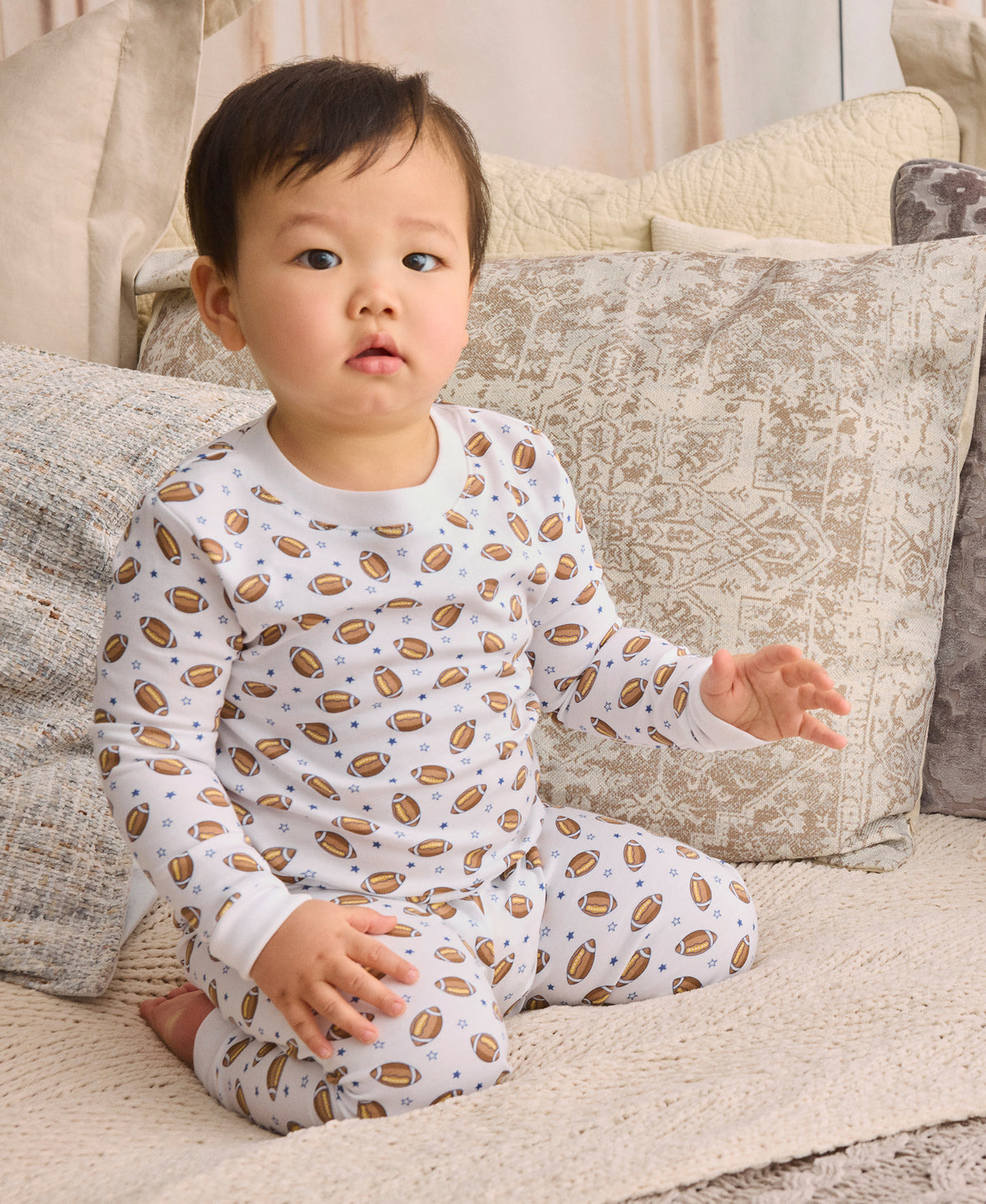 Football Season Pajama Set - Kissy Kissy