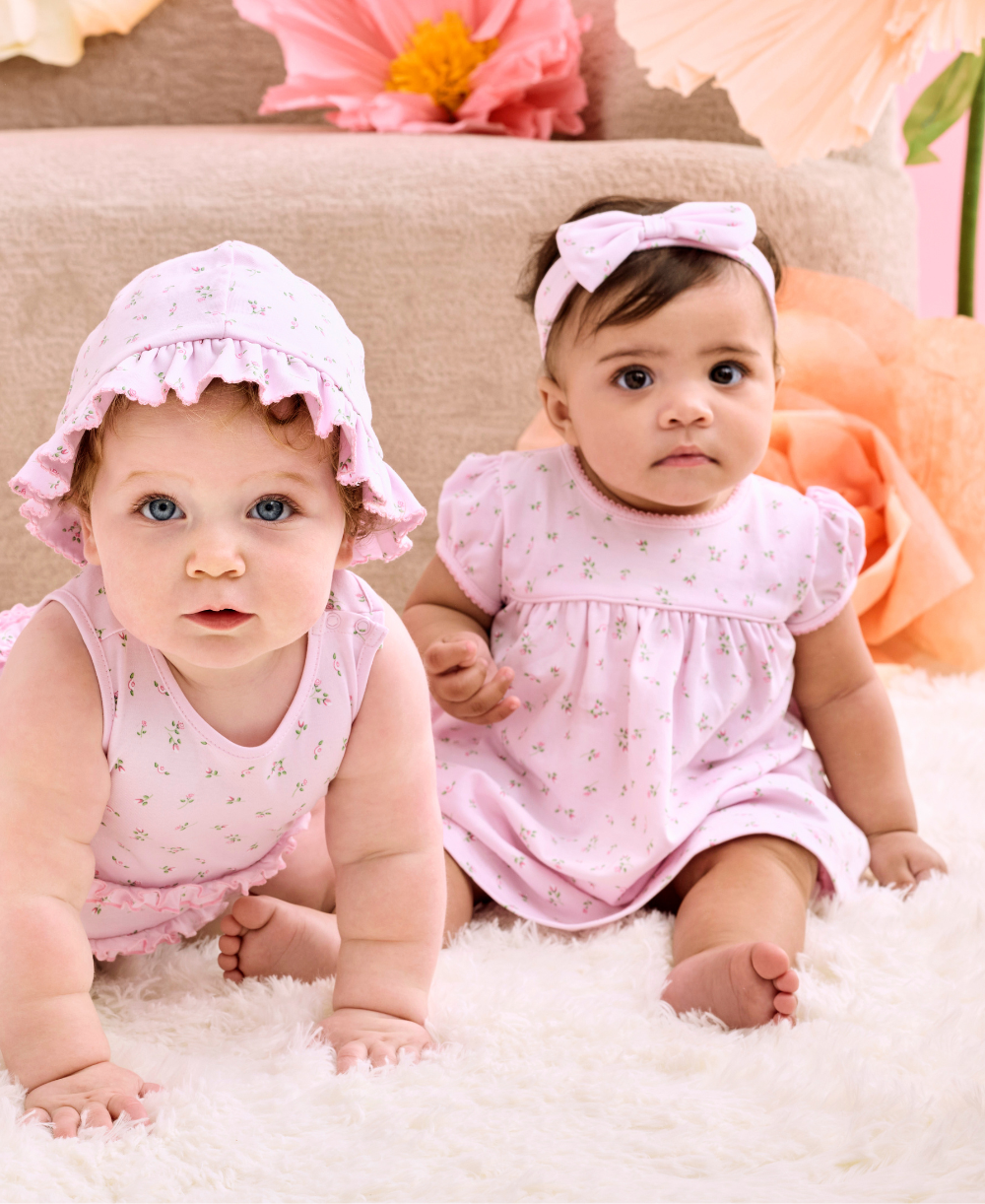 Garden Roses Pink Print Headband - Kissy Kissy
