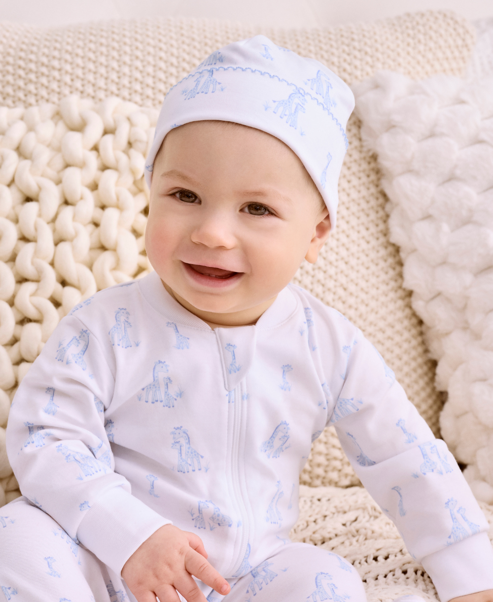 Giraffe Grace Blue Hat - Kissy Kissy