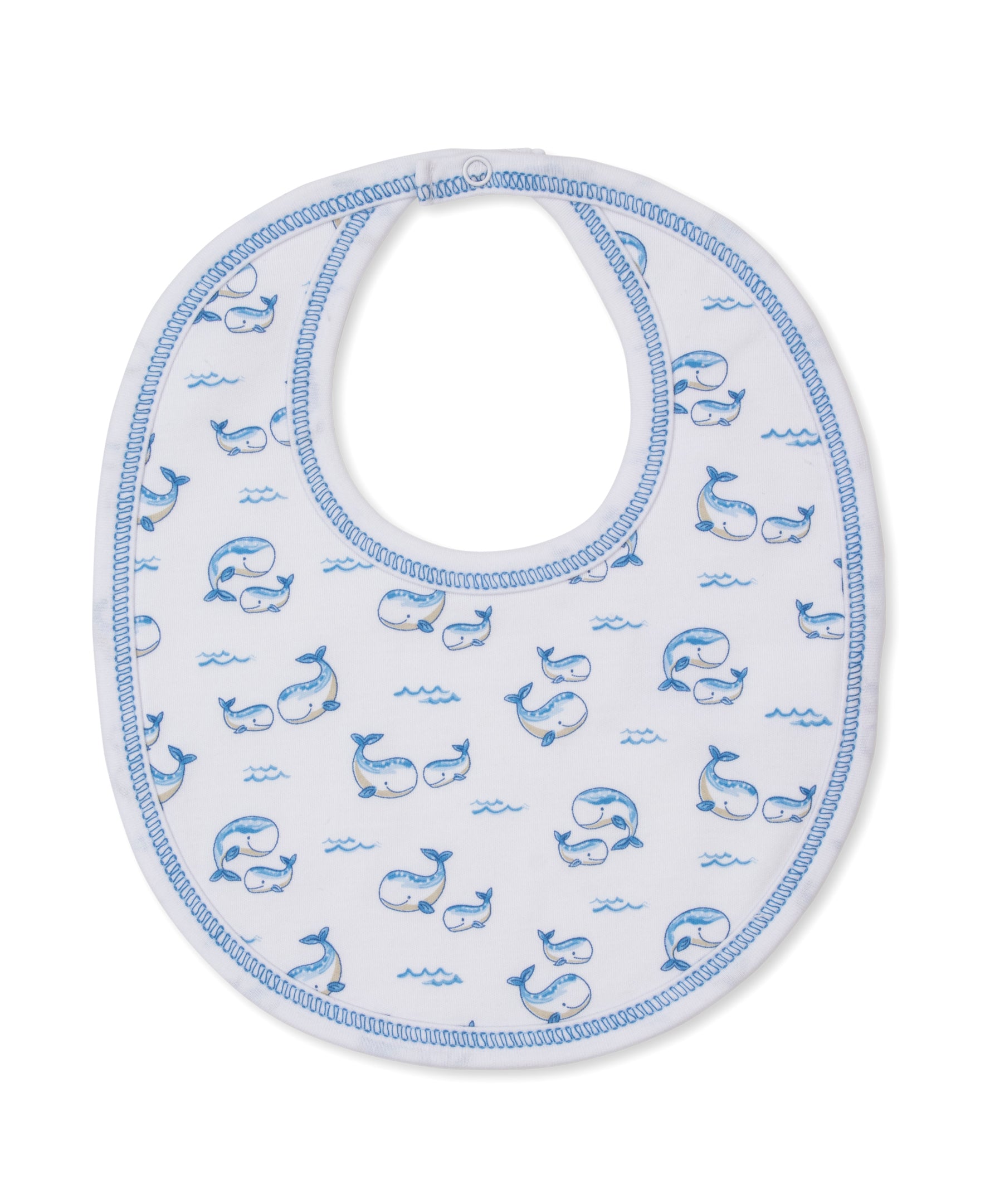 Whale Pods Blue Bib - Kissy Kissy