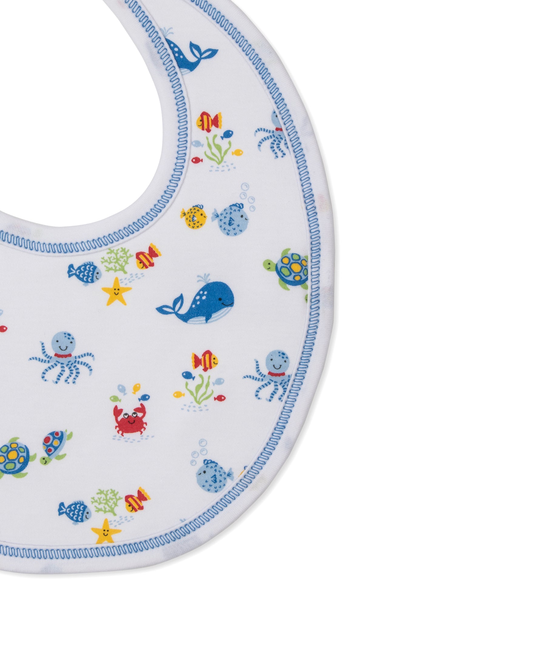 Ocean Antics Blue Bib